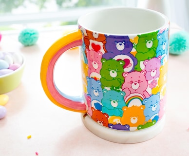 Foto 5 | Taza Plateada Con Estampado Integral De Buffalo Care Bears 600 Ml - Venta Internacional.