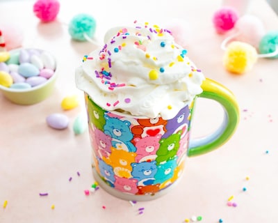 Foto 7 | Taza Plateada Con Estampado Integral De Buffalo Care Bears 600 Ml - Venta Internacional.