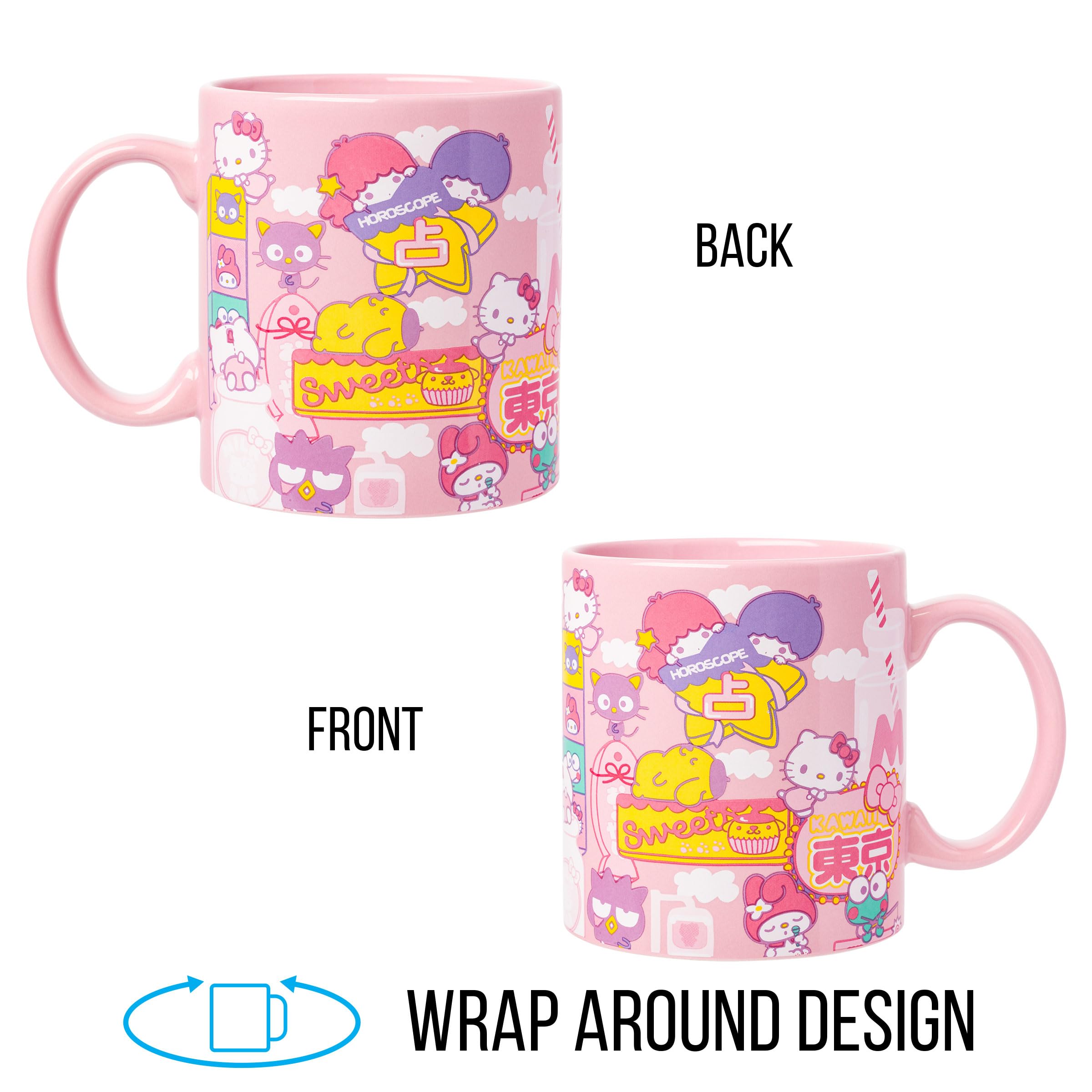 Foto 3 pulgar | Taza De Cerámica Plateada Con Diseño De Búfalo Sanrio Hello Kitty (600 Ml)  Diseño De Tokio - Venta Internacional.
