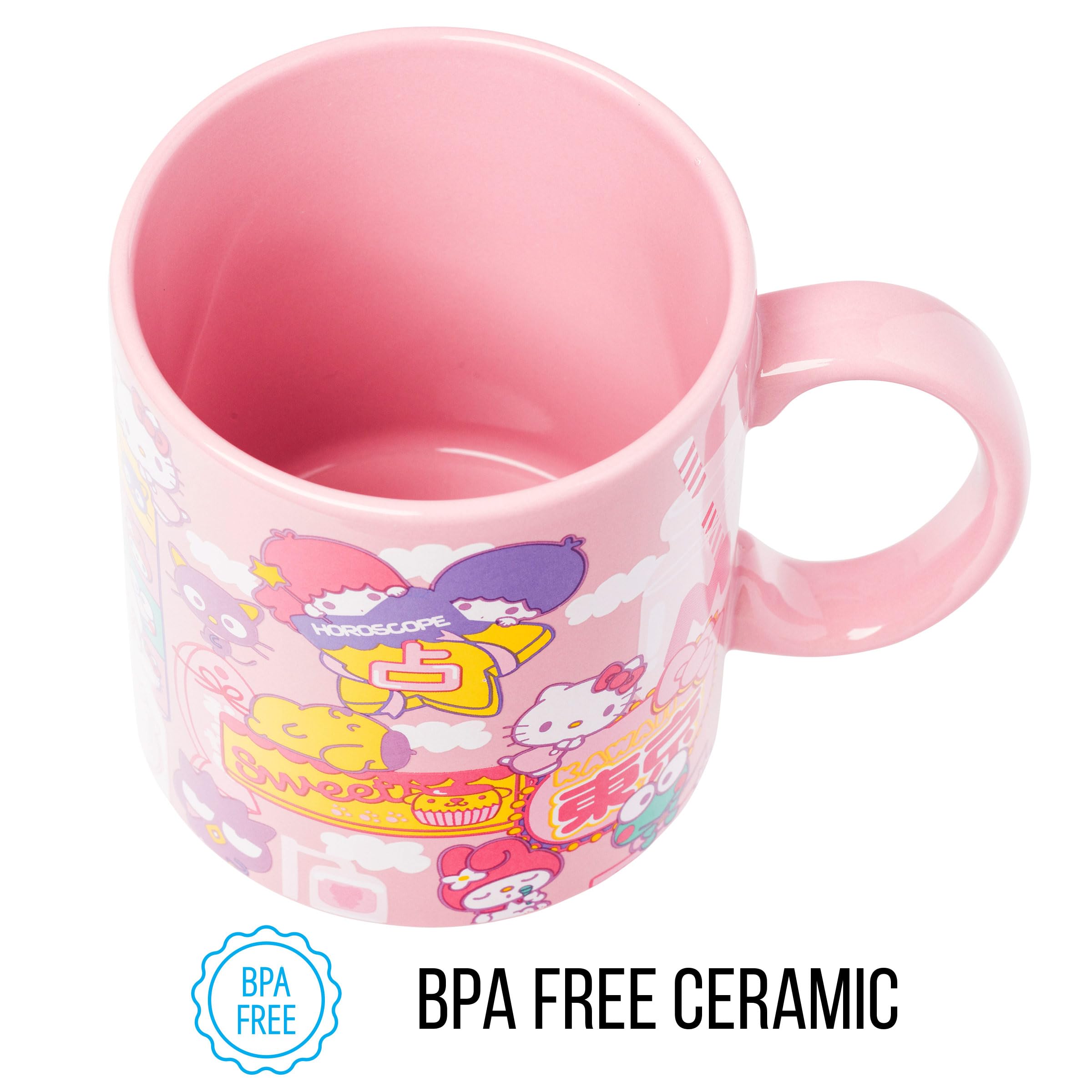 Foto 6 pulgar | Taza De Cerámica Plateada Con Diseño De Búfalo Sanrio Hello Kitty (600 Ml)  Diseño De Tokio - Venta Internacional.