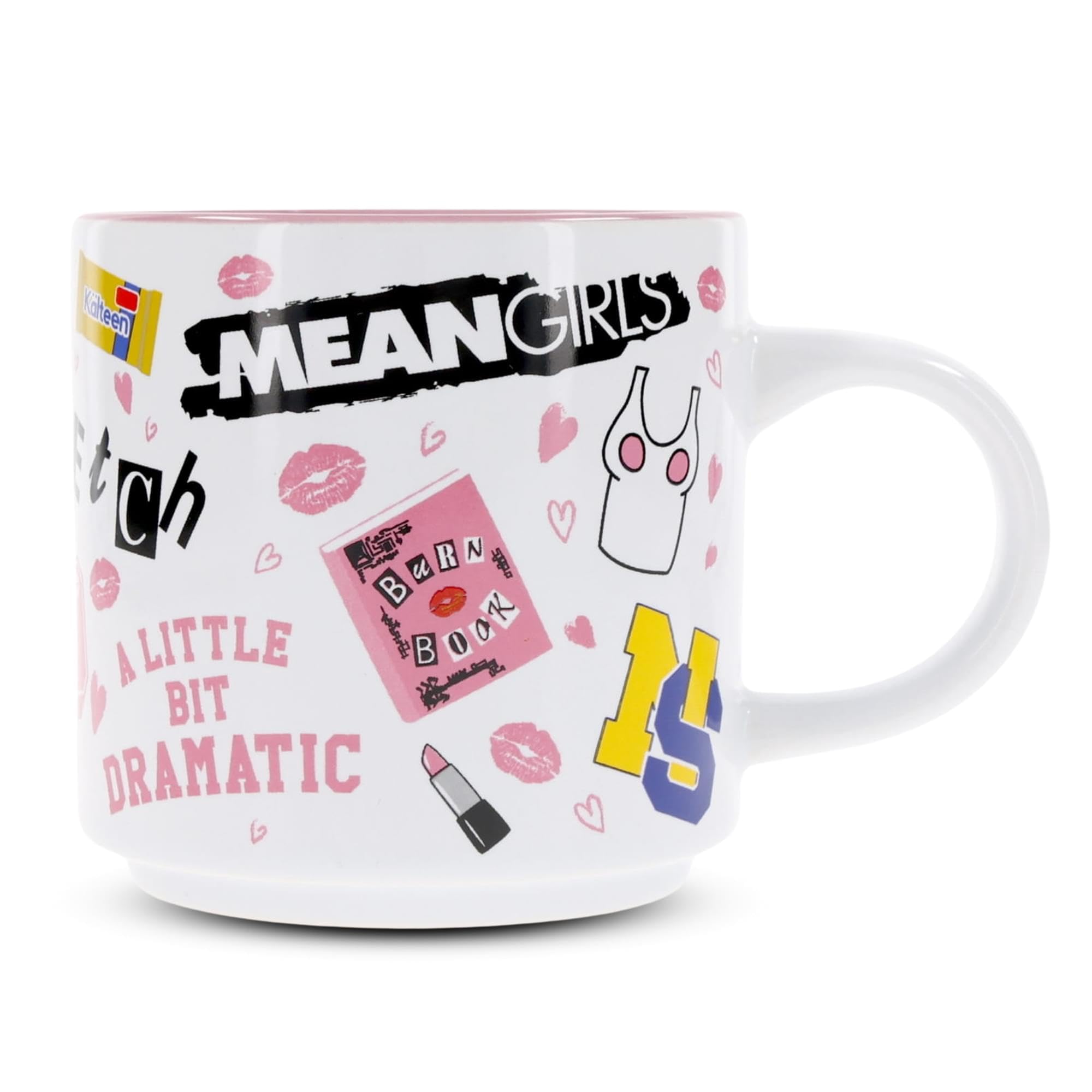 Foto 1 | Taza Plateada Con Iconos De Buffalo Mean Girls  Apilable  380 Ml - Venta Internacional.