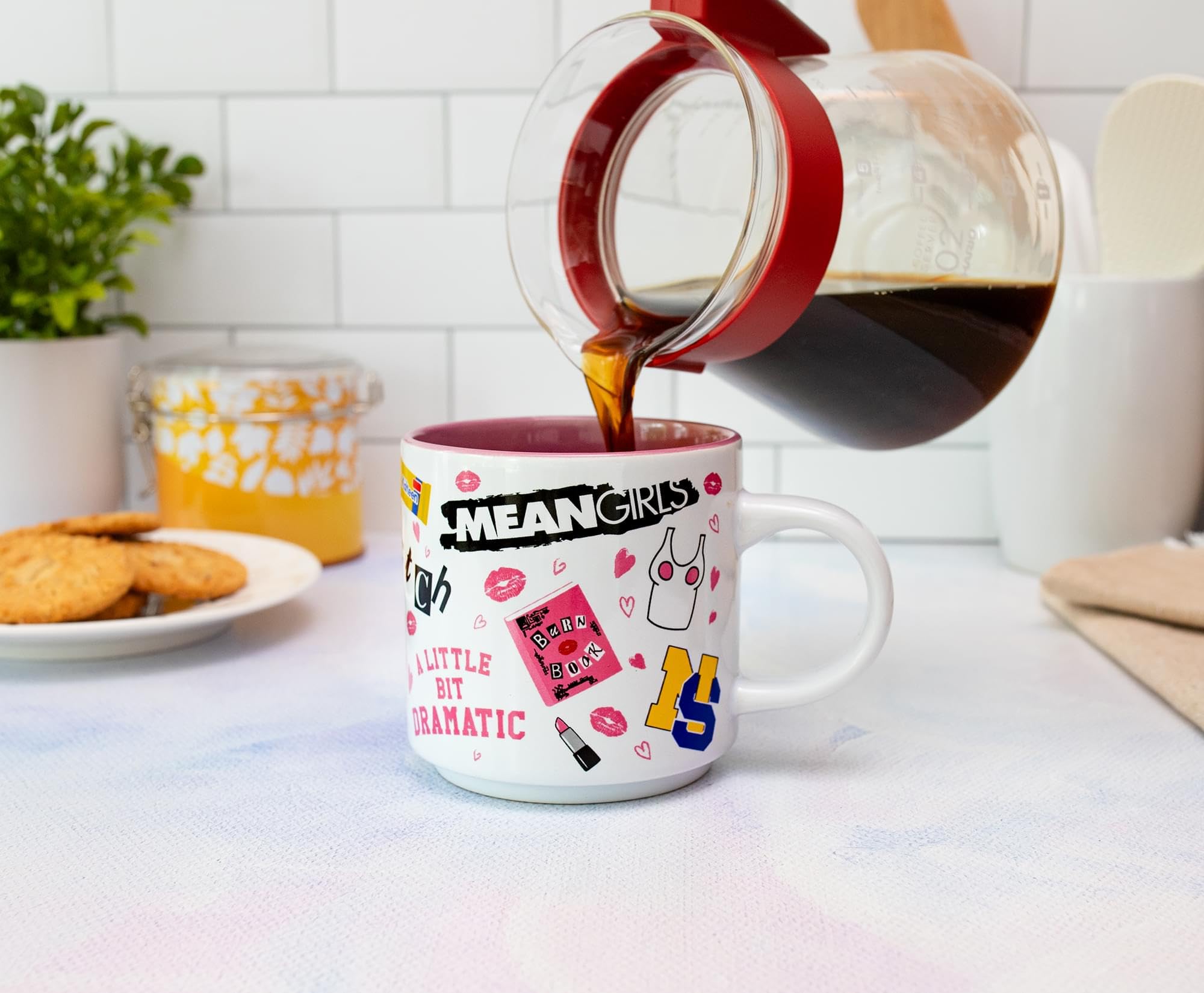 Foto 8 pulgar | Taza Plateada Con Iconos De Buffalo Mean Girls  Apilable  380 Ml - Venta Internacional.