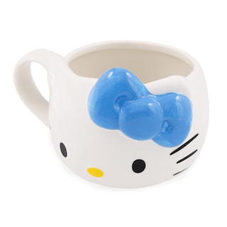 Foto 4 | Taza De Cerámica Silver Buffalo Sanrio Hello Kitty Blue Bow 600 Ml - Venta Internacional.