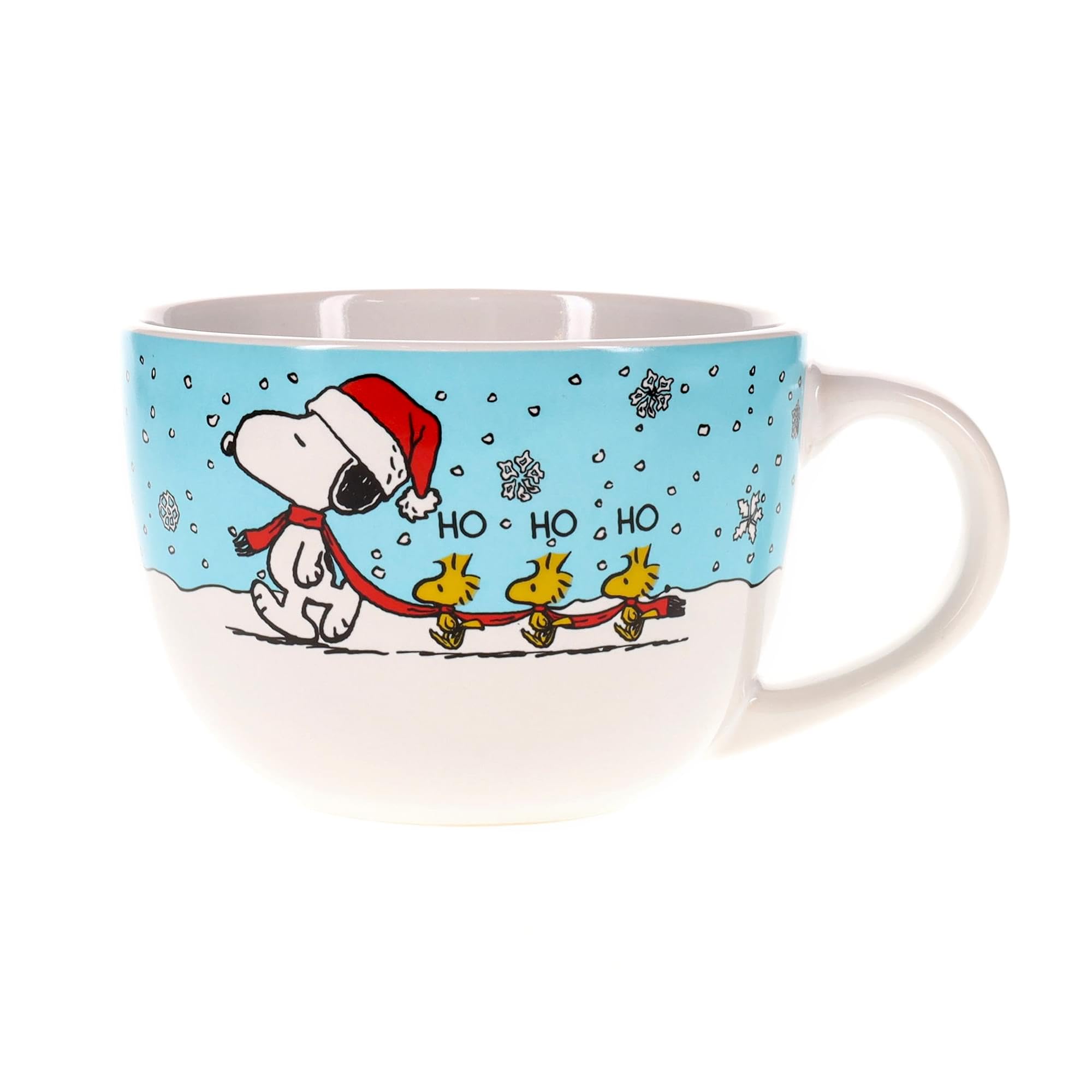 Foto 2 | Taza De Sopa Silver Buffalo Peanuts Snoopy Woodstock 700 Ml - Venta Internacional.