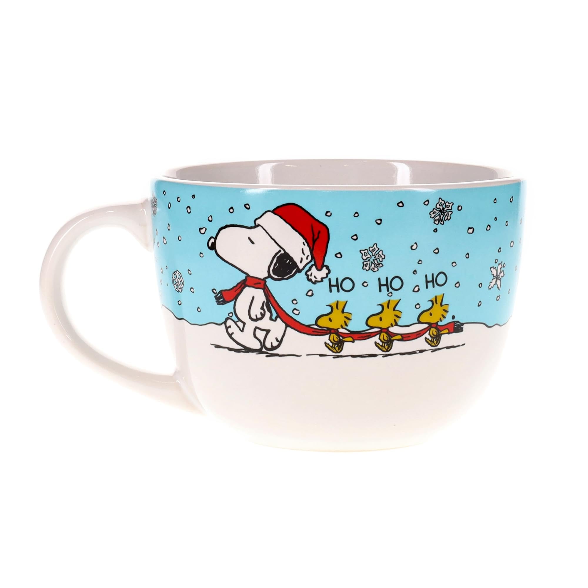 Foto 4 | Taza De Sopa Silver Buffalo Peanuts Snoopy Woodstock 700 Ml - Venta Internacional.
