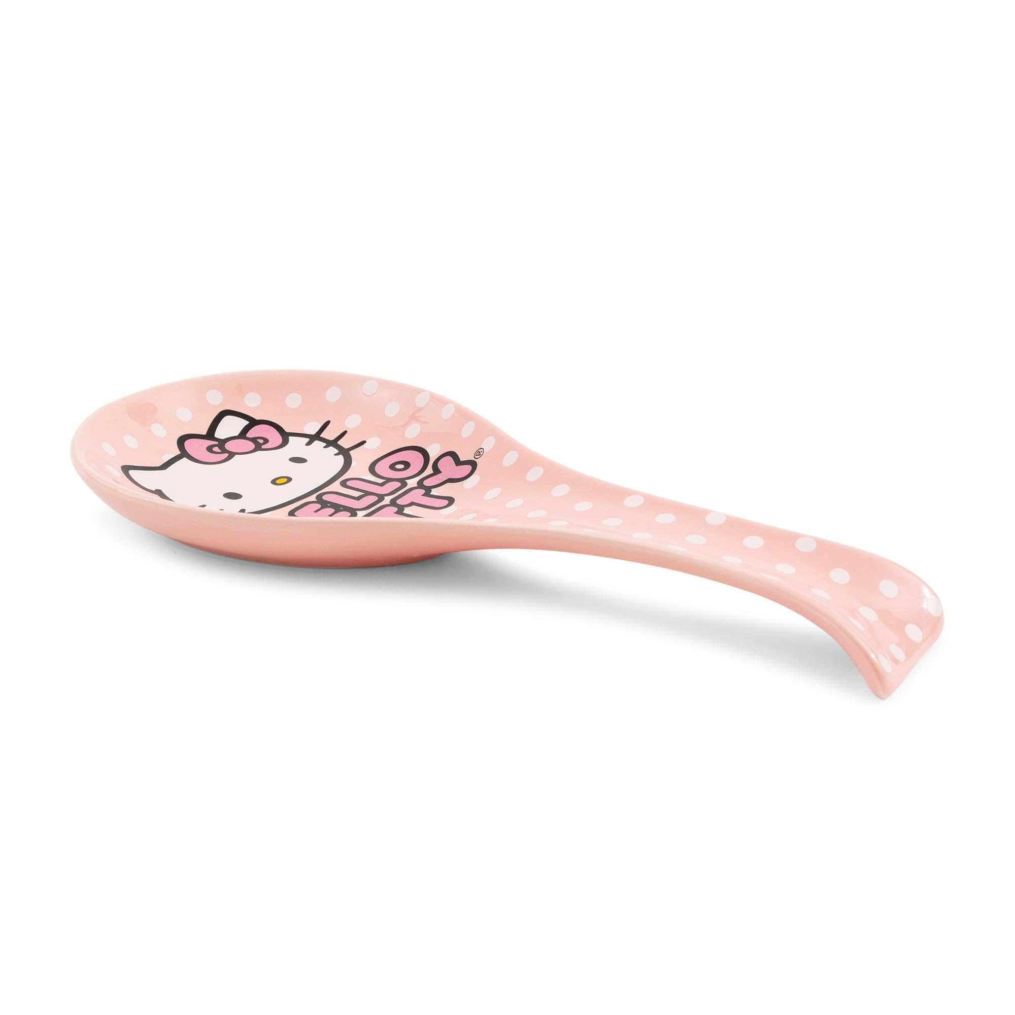 Foto 2 | Soporte Para Cucharas Sanrio Hello Kitty Con Lunares  Cerámica - Venta Internacional.