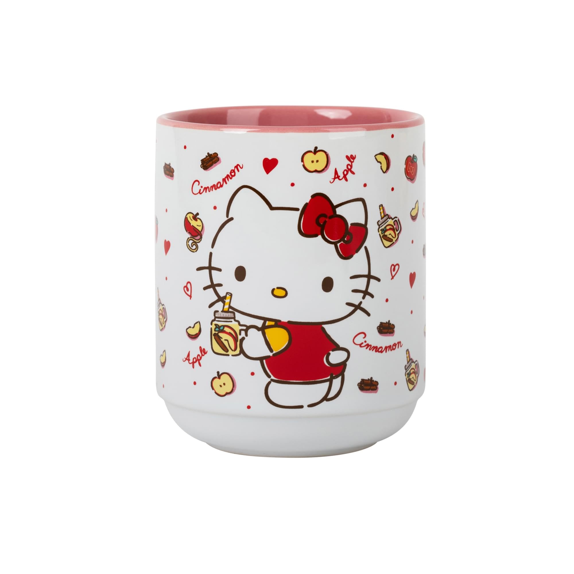 Foto 4 pulgar | Taza De Té Silver Buffalo Sanrio Hello Kitty Cinnamon Apples - Venta Internacional.