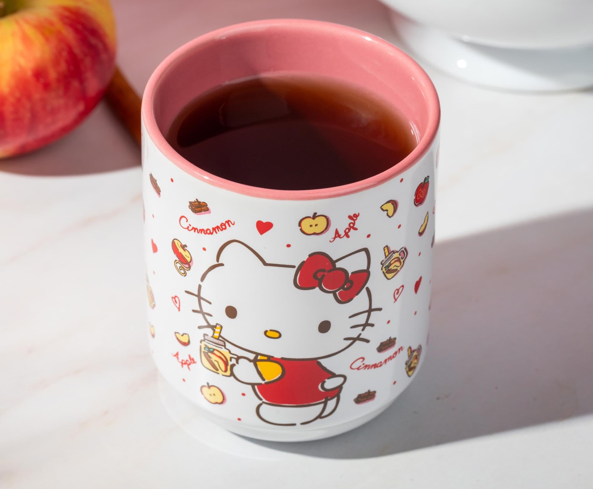 Foto 7 | Taza De Té Silver Buffalo Sanrio Hello Kitty Cinnamon Apples - Venta Internacional.