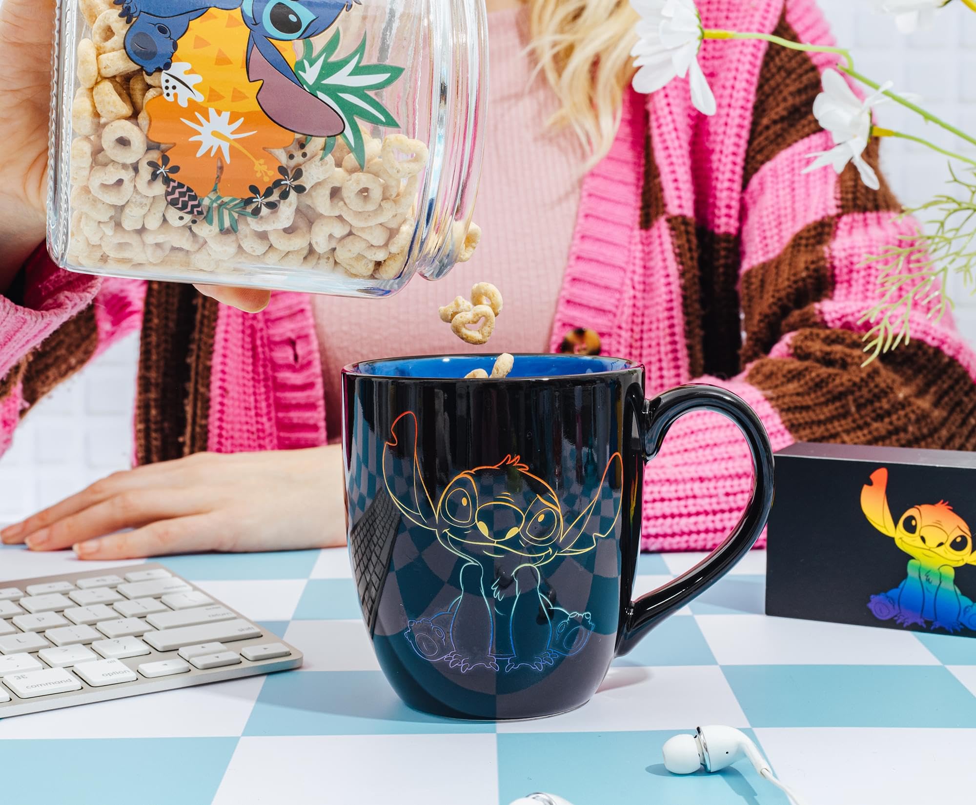 Foto 5 pulgar | Set De Tazas Silver Buffalo Disney Stitch Ohana Means Family  530 Ml - Venta Internacional.