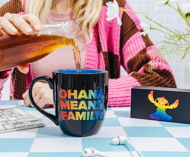 Foto 6 | Set De Tazas Silver Buffalo Disney Stitch Ohana Means Family 530 Ml - Venta Internacional.