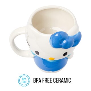 Foto 3 | Vestido Azul De Cuerpo Entero Mug Silver Buffalo Sanrio Hello Kitty - Venta Internacional.