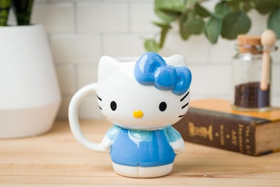 Foto 4 | Vestido Azul De Cuerpo Entero Mug Silver Buffalo Sanrio Hello Kitty - Venta Internacional.