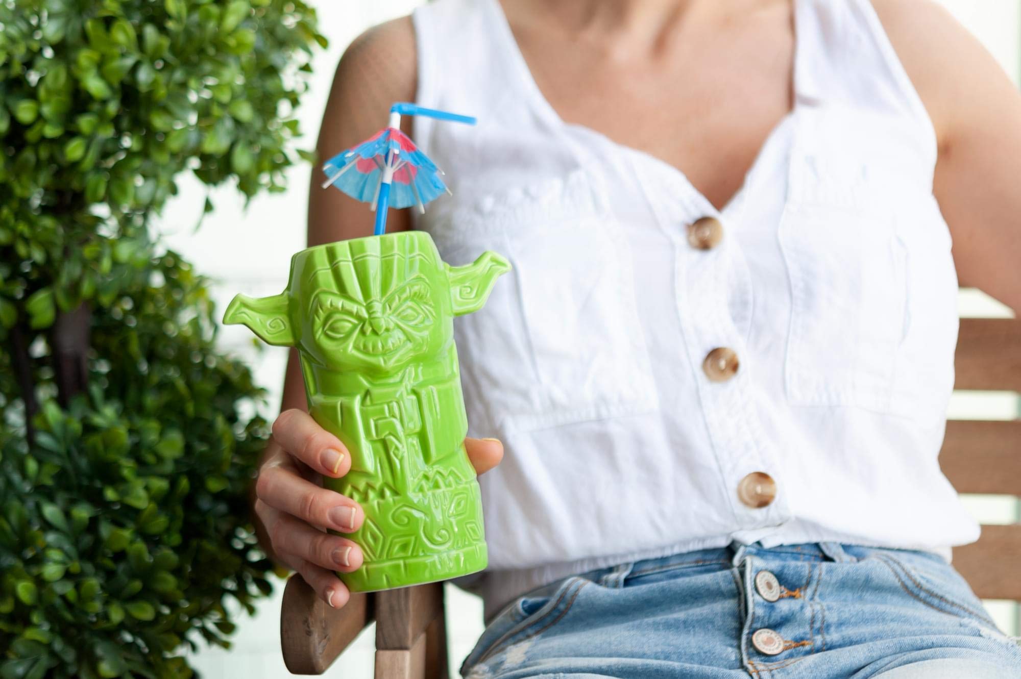 Foto 7 pulgar | Taza Geeki Tikis Star Wars Master Yoda  350 Ml  Cerámica Oficial - Venta Internacional.