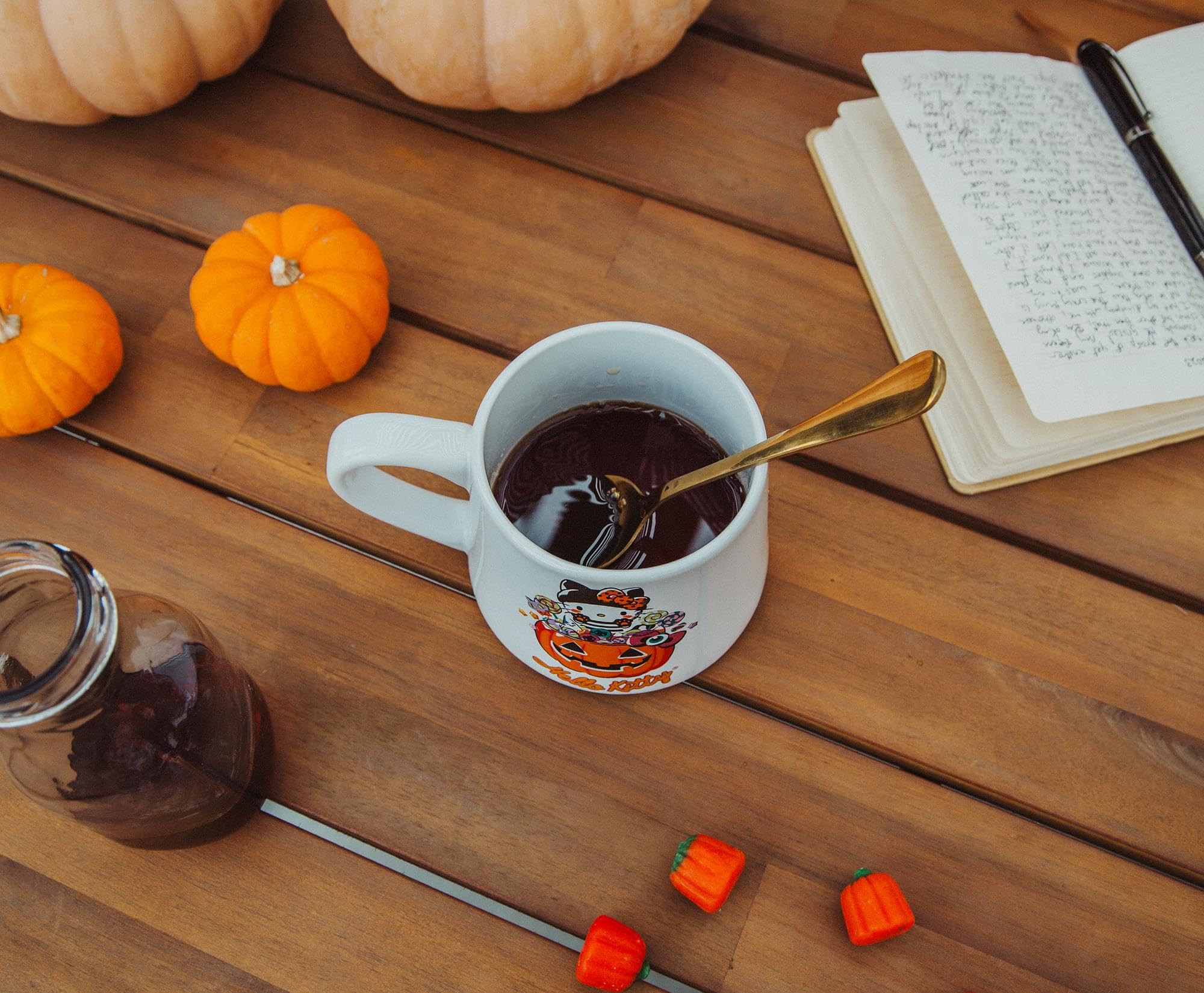 Foto 5 | Taza Silver Buffalo Sanrio Hello Kitty Pumpkin 400 Ml - Venta Internacional.