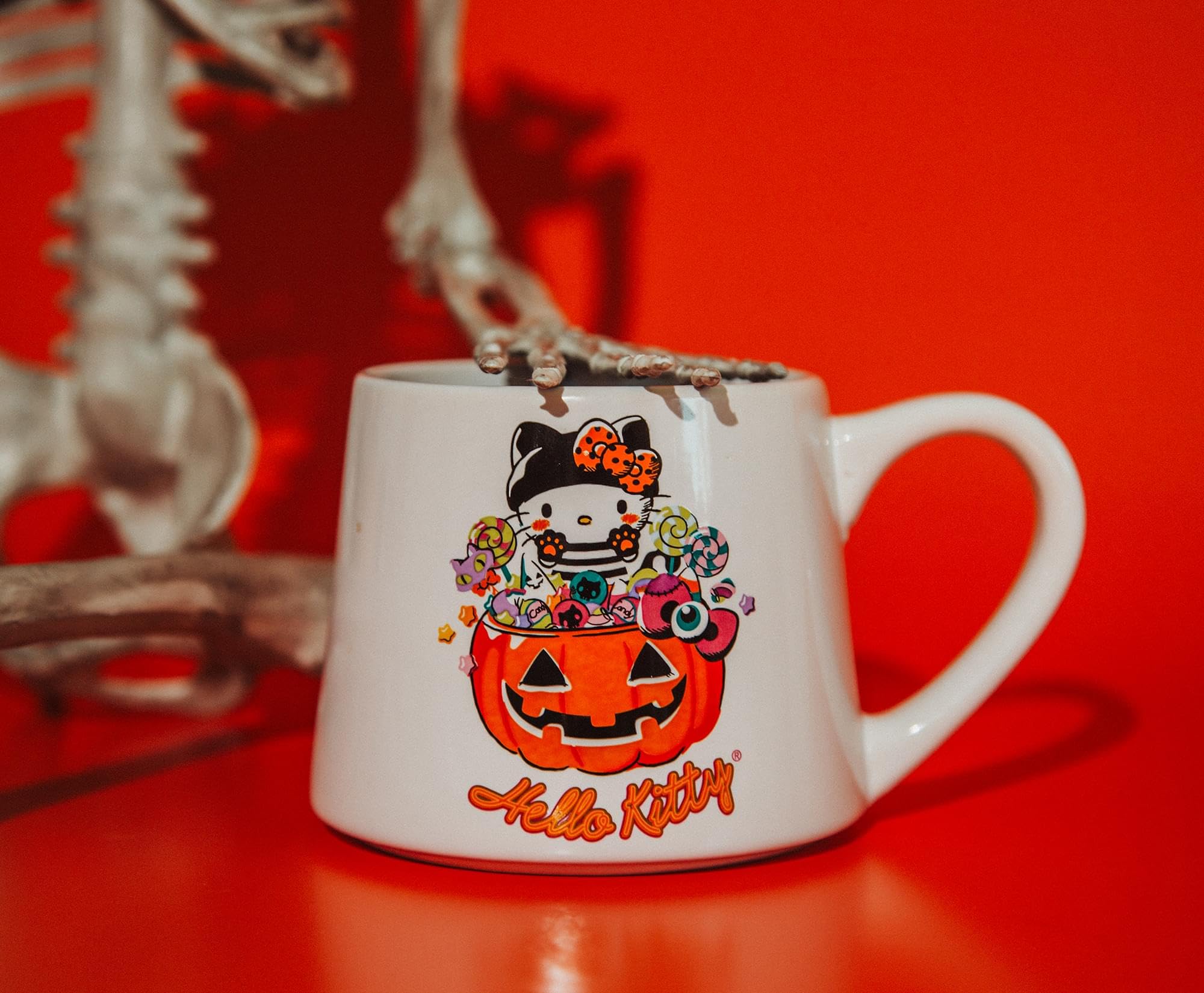Foto 8 pulgar | Taza Silver Buffalo Sanrio Hello Kitty Pumpkin 400 Ml - Venta Internacional.