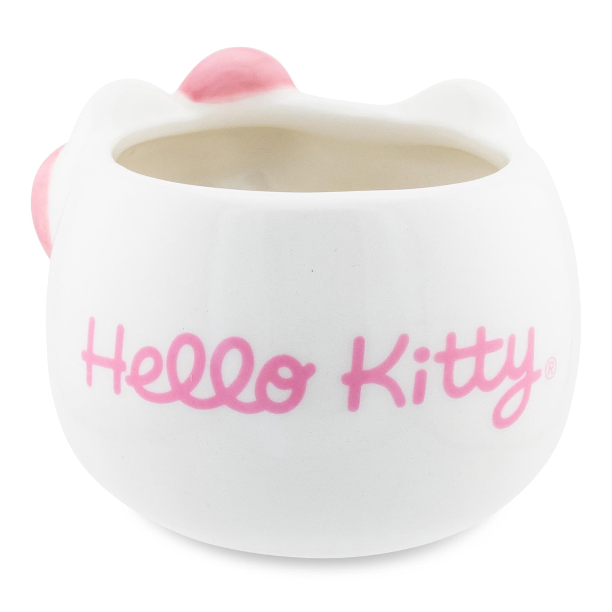 Foto 3 pulgar | Taza Pequeña De Cerámica Sanrio Hello Kitty Pink Bow  100 Ml - Venta Internacional.