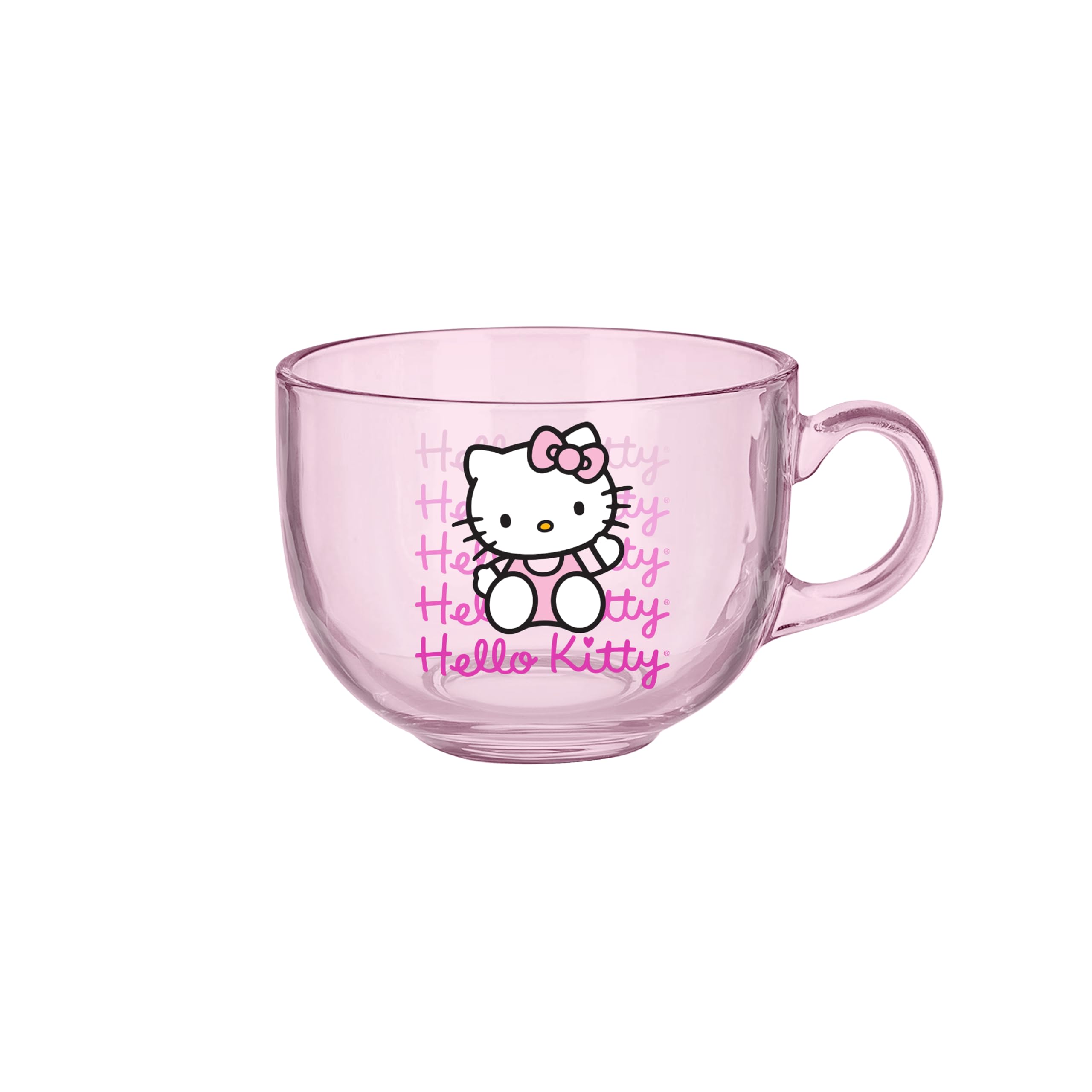 Foto 2 pulgar | Taza De Café Silver Buffalo Sanrio Hello Kitty De Cristal De 480 Ml - Venta Internacional.