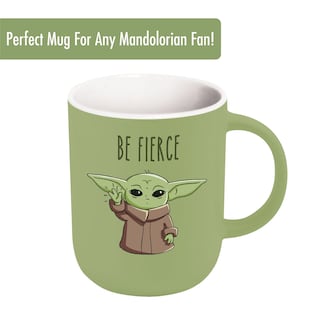 Foto 2 | Taza Para Capuchino Star Wars Grogu Be Fierce 473 Ml - Venta Internacional.