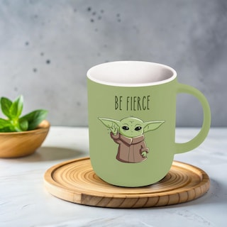 Foto 4 | Taza Para Capuchino Star Wars Grogu Be Fierce 473 Ml - Venta Internacional.