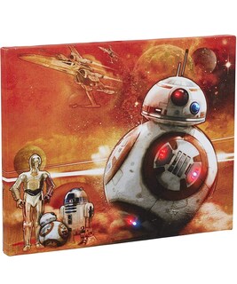 Foto 1 | Lienzo Decorativo Underground Toys Star Wars Bb-8 Con Luz - Venta Internacional.