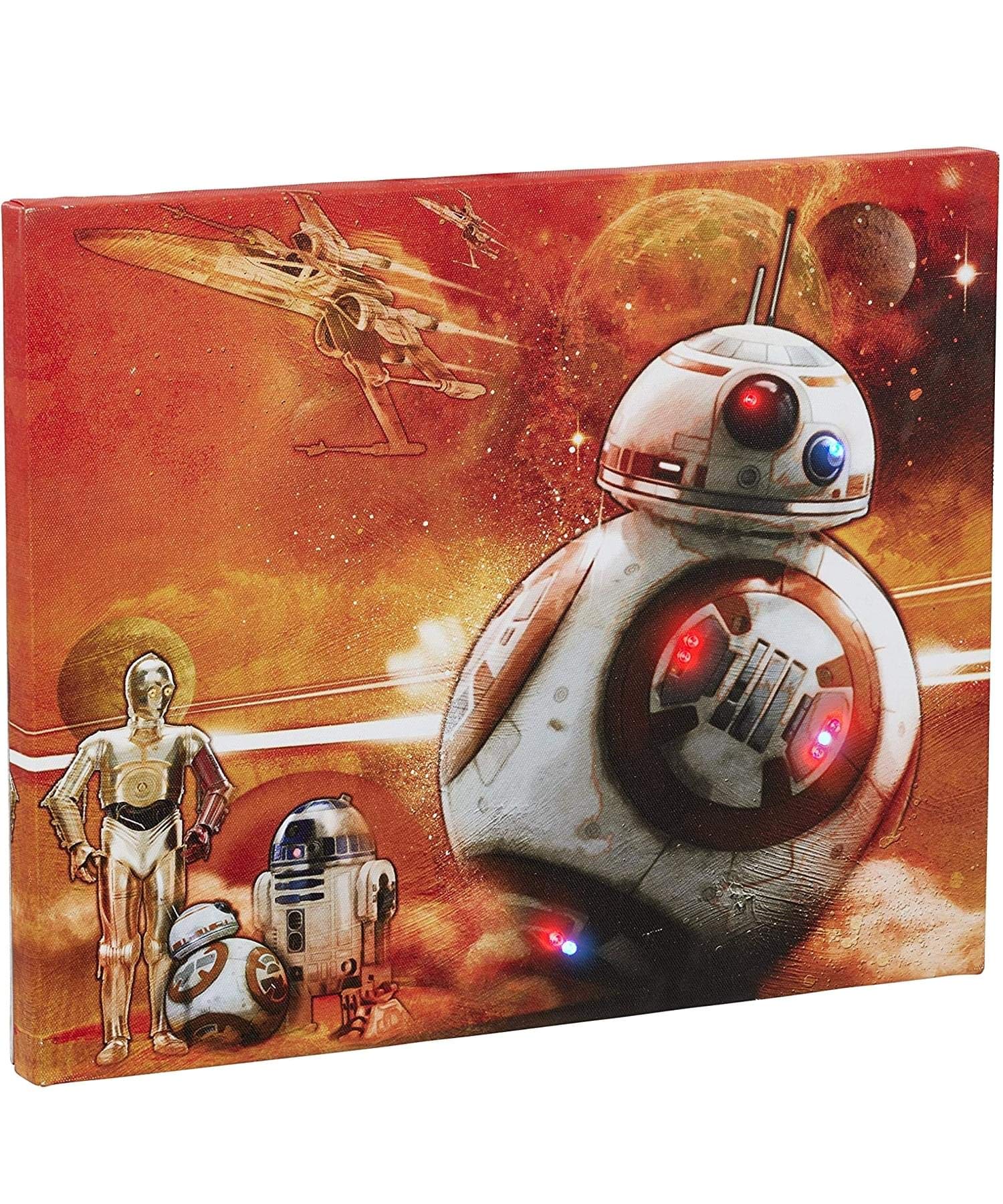 Foto 3 pulgar | Lienzo Decorativo Underground Toys Star Wars Bb-8 Con Luz - Venta Internacional.