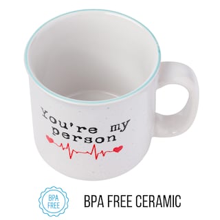 Foto 3 | Taza Camper Silver Buffalo Grey's Anatomy You're My Person 600 Ml - Venta Internacional.