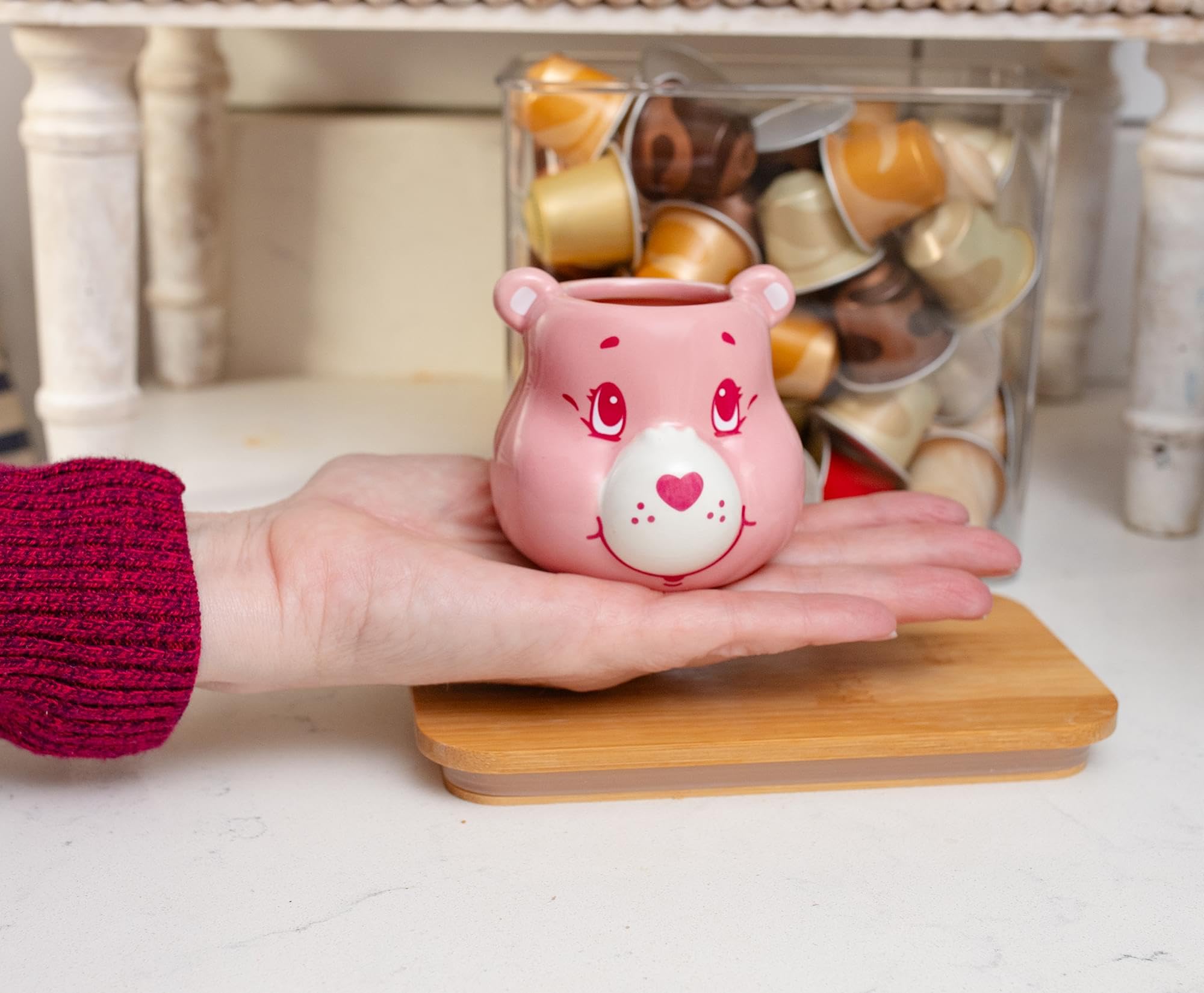 Foto 5 | Taza Pequeña De Cerámica Silver Buffalo Care Bears Cheer Bear  90 Ml - Venta Internacional.