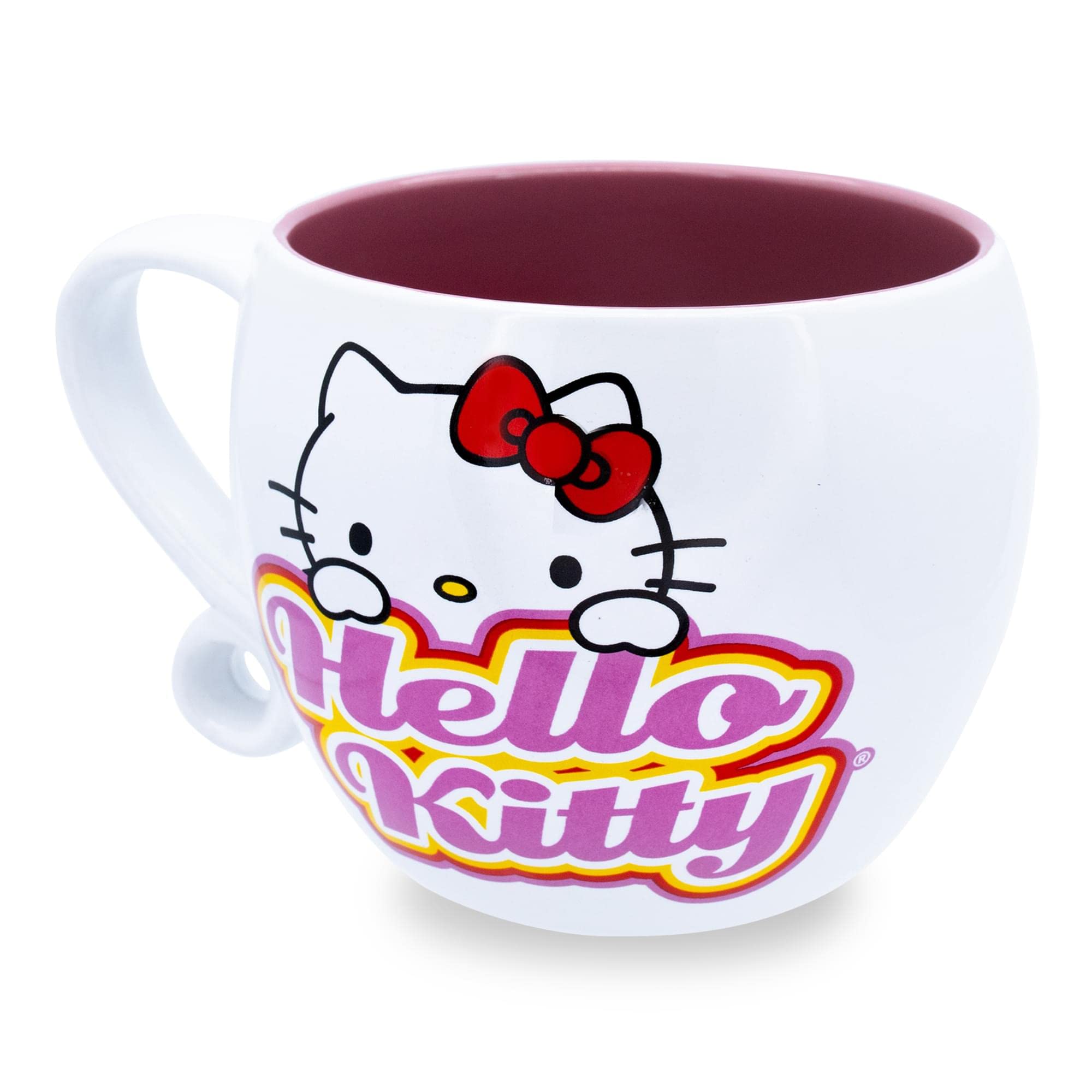 Foto 4 pulgar | Taza De Café Silver Buffalo Sanrio Hello Kitty Hearts 480ml - Venta Internacional.