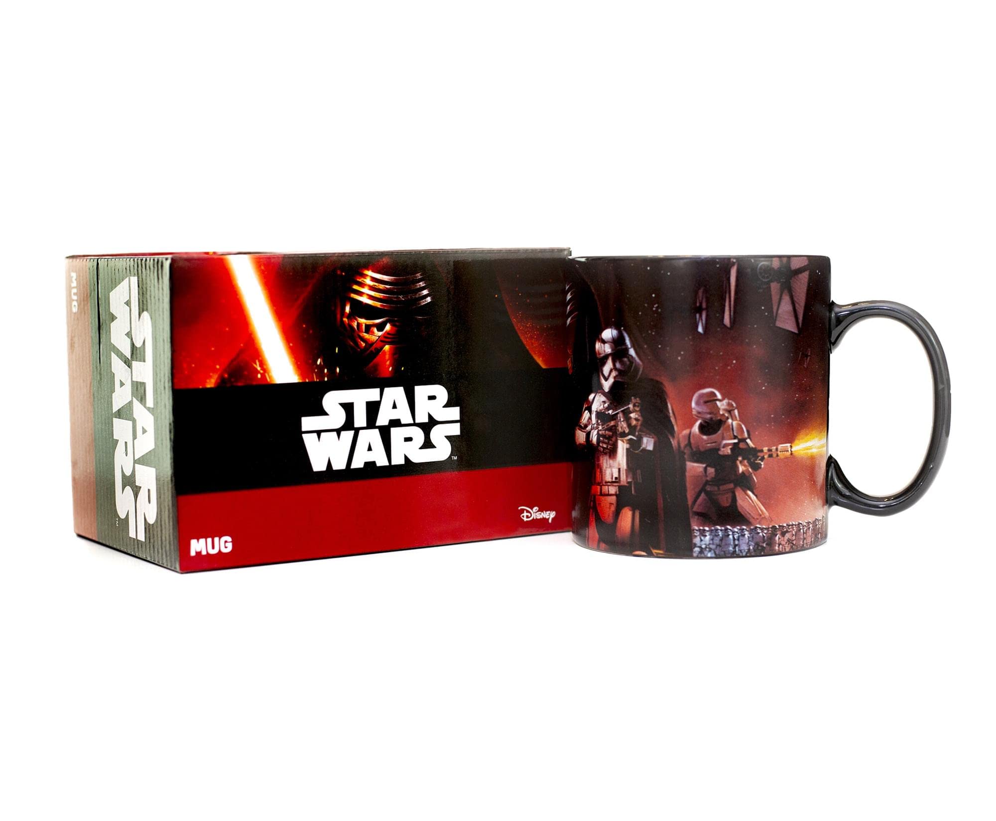 Foto 6 pulgar | Taza Envolvente Con Escena Envolvente De Star Wars El Despertar De La Fuerza  600 Ml - Venta Internacional.