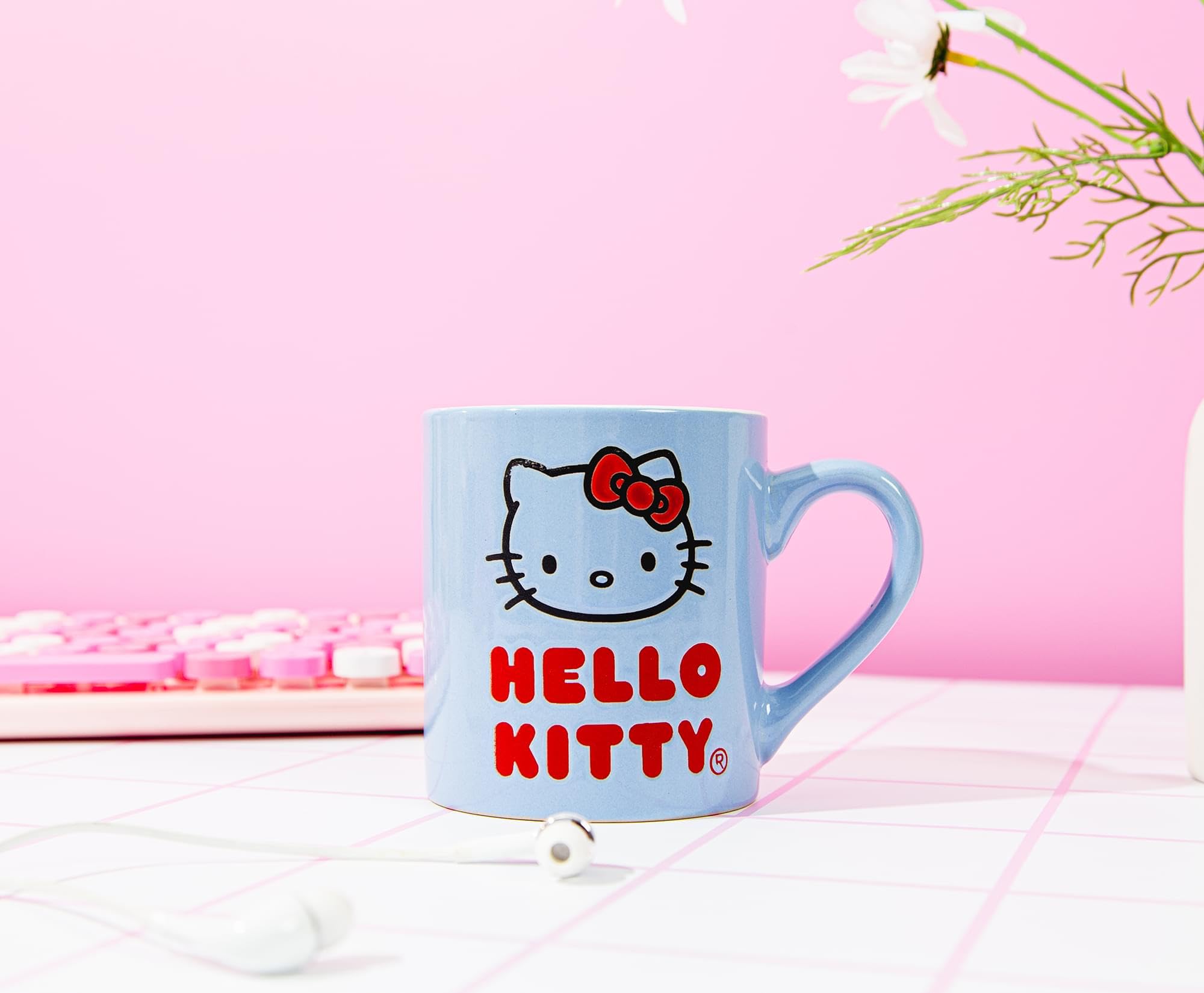 Foto 5 pulgar | Taza Silver Buffalo Sanrio Hello Kitty De Cerámica Resistente A La Cera  414 Ml - Venta Internacional.