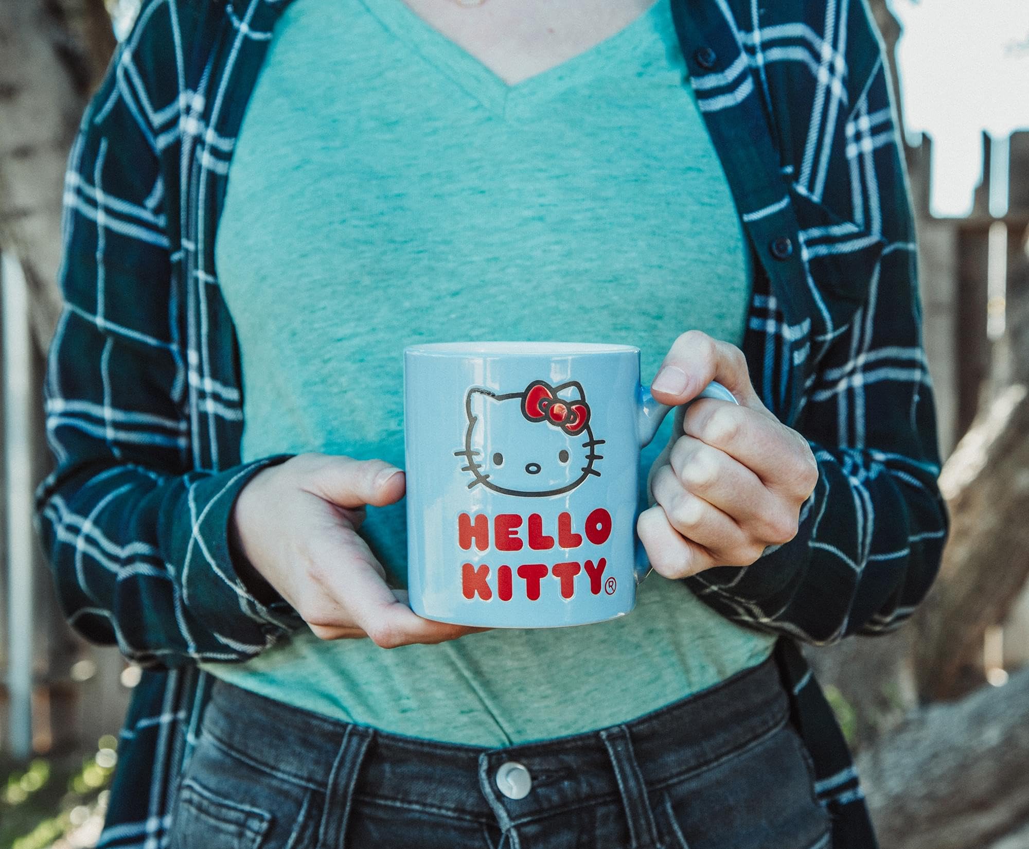 Foto 6 pulgar | Taza Silver Buffalo Sanrio Hello Kitty De Cerámica Resistente A La Cera  414 Ml - Venta Internacional.