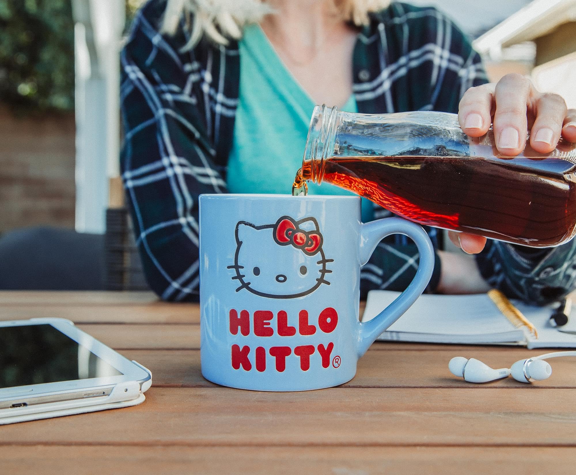Foto 7 pulgar | Taza Silver Buffalo Sanrio Hello Kitty De Cerámica Resistente A La Cera  414 Ml - Venta Internacional.