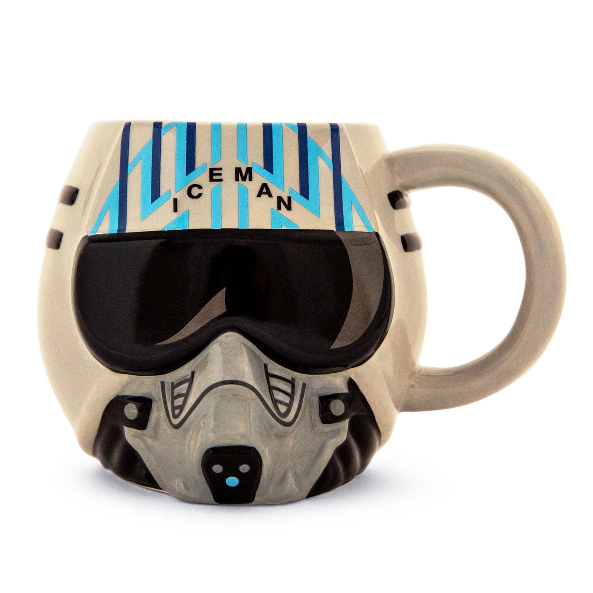 Foto 2 pulgar | Taza Silver Buffalo Top Gun: Maverick Iceman Helmet 600 Ml - Venta Internacional.