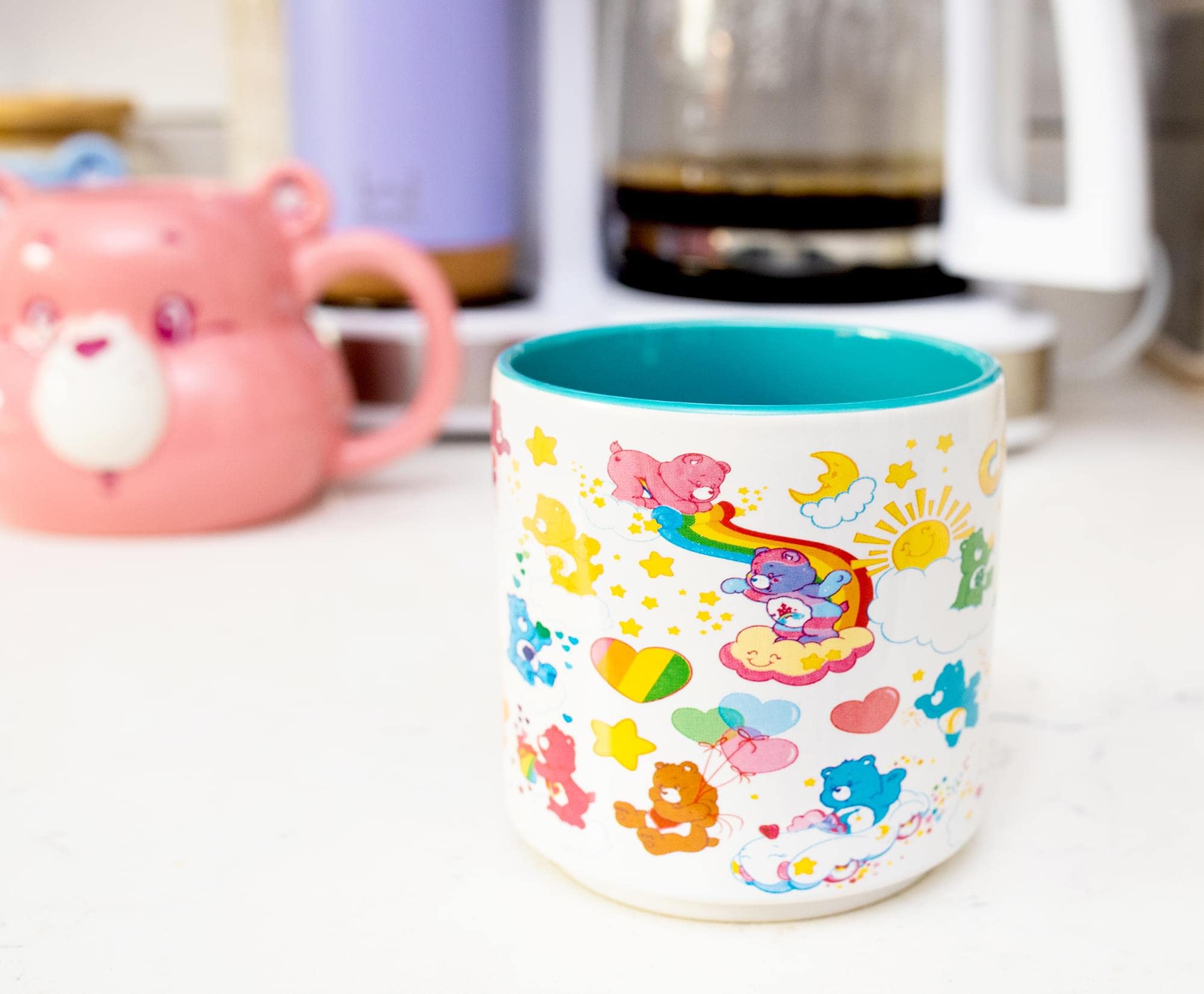 Foto 7 pulgar | Taza De Café Plateada Buffalo Care Bears Care-a-lot Icons - Venta Internacional.
