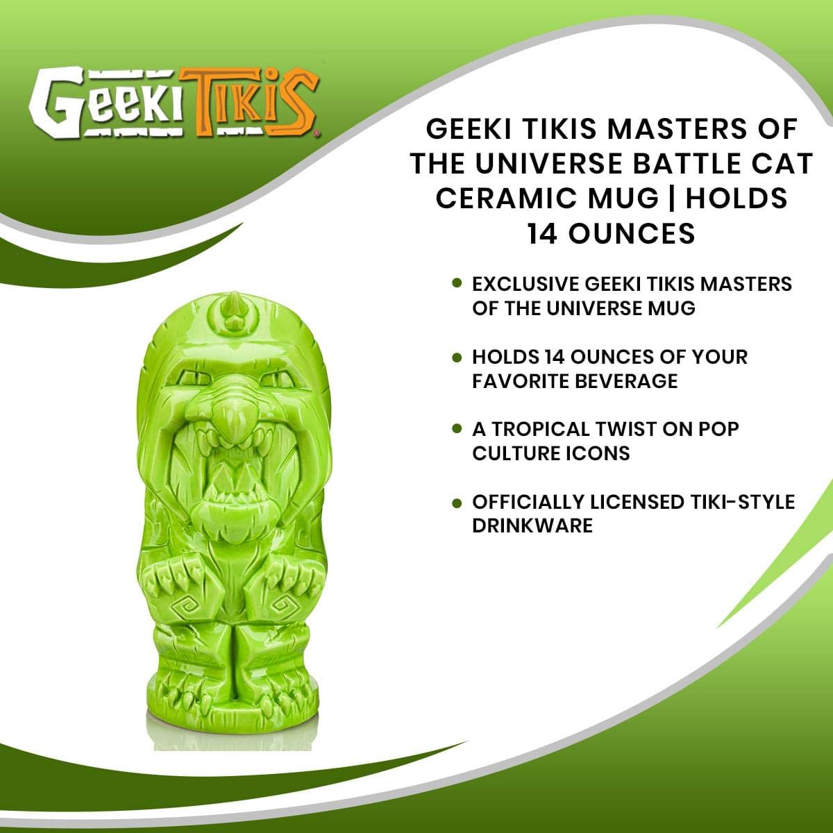 Foto 7 | Taza De Cerámica Masters Of The Universe Battle Cat 414ml - Venta Internacional.