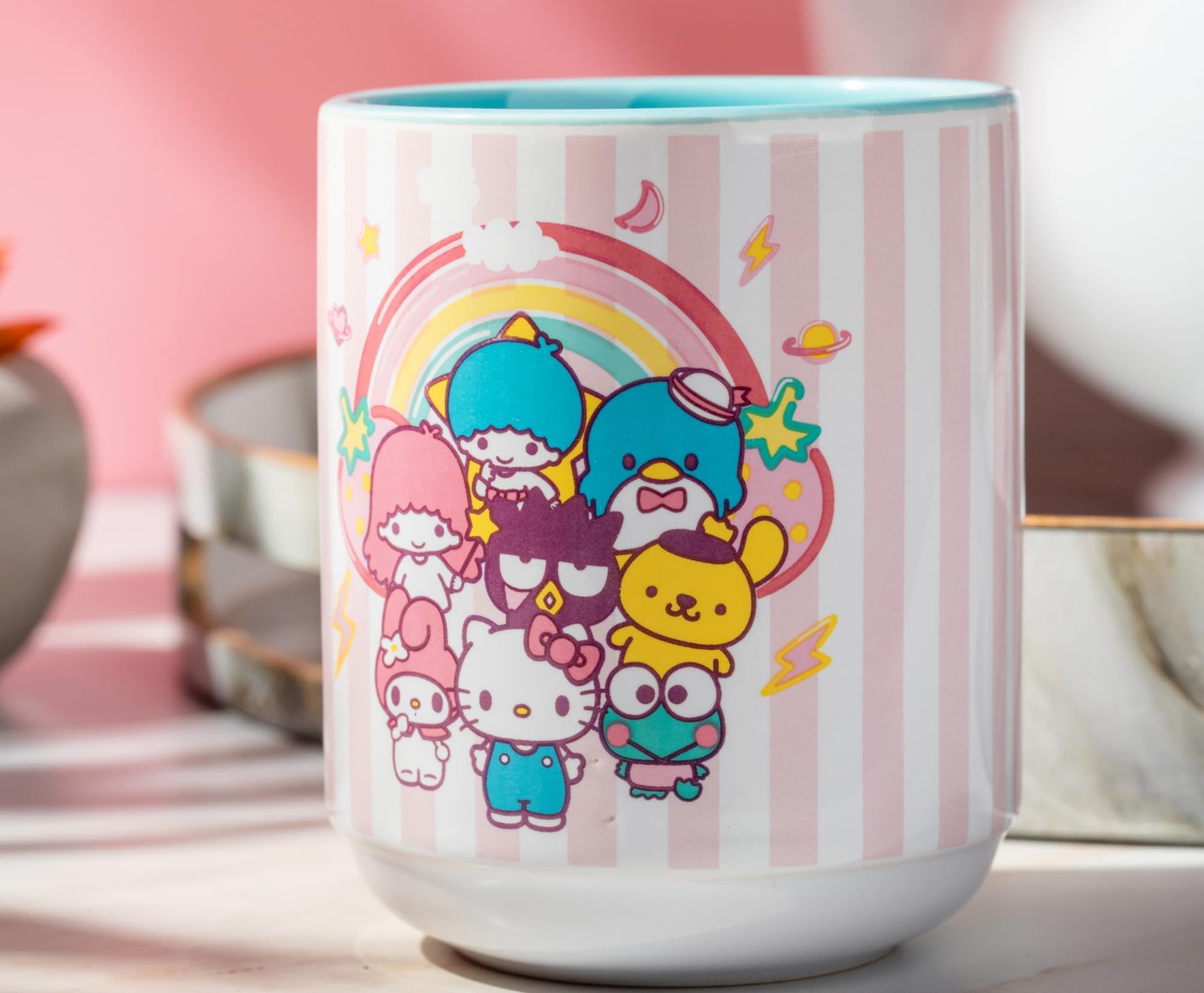 Foto 7 pulgar | Taza De Té Silver Buffalo Sanrio Hello Kitty & Friends 350 Ml - Venta Internacional.