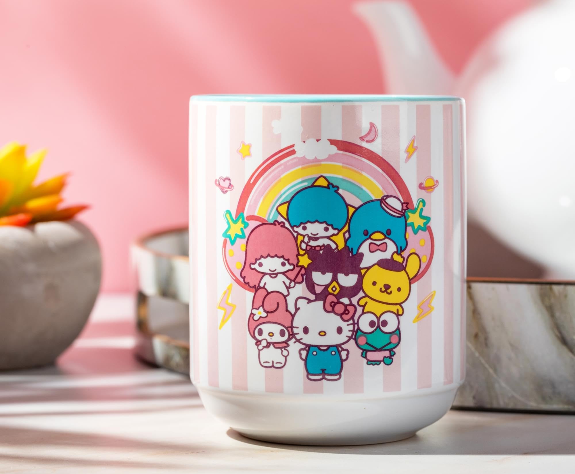Foto 7 | Taza De Té Silver Buffalo Sanrio Hello Kitty & Friends 350 Ml - Venta Internacional.