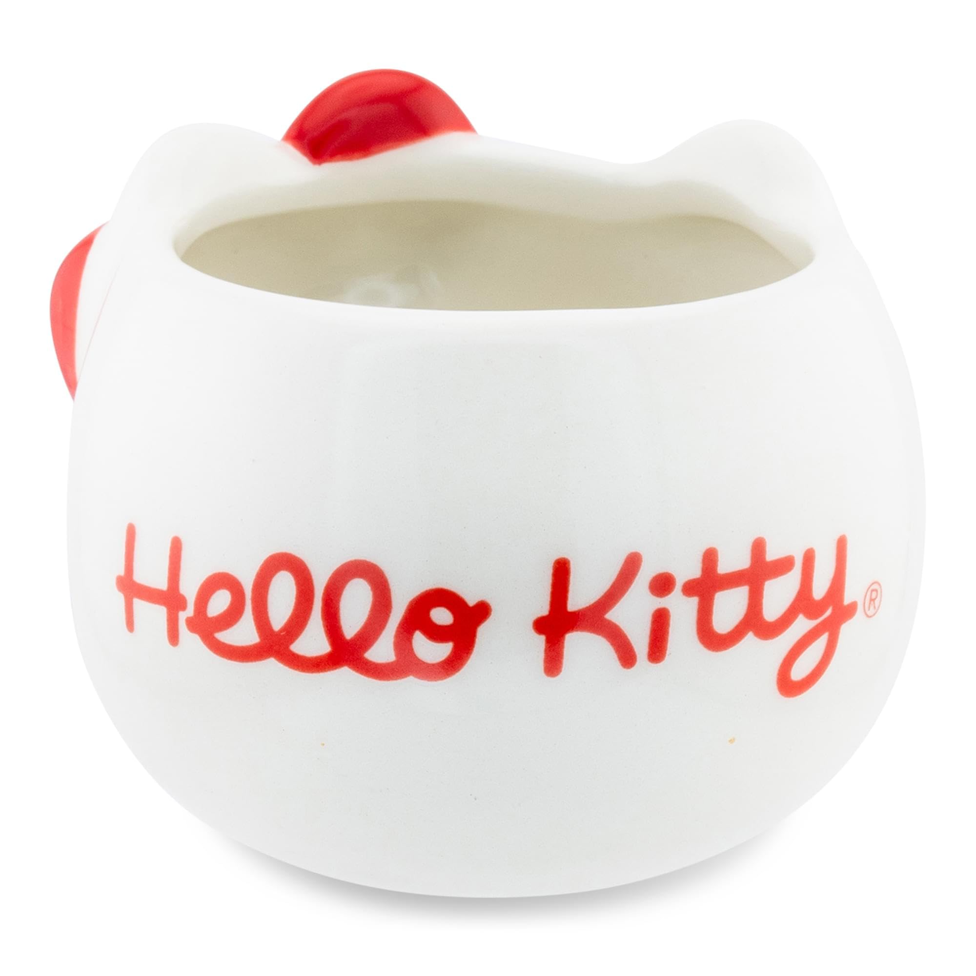 Foto 2 | Minitaza Sanrio Hello Kitty De Cerámica Esculpida Con Lazo Rojo  90 Ml - Venta Internacional.