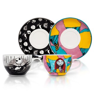 Foto 1 | Set De Tazas De Té Silver Buffalo Disney Nightmare Before Christmas - Venta Internacional.