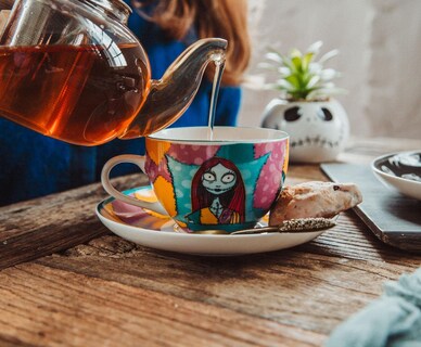 Foto 5 | Set De Tazas De Té Silver Buffalo Disney Nightmare Before Christmas - Venta Internacional.