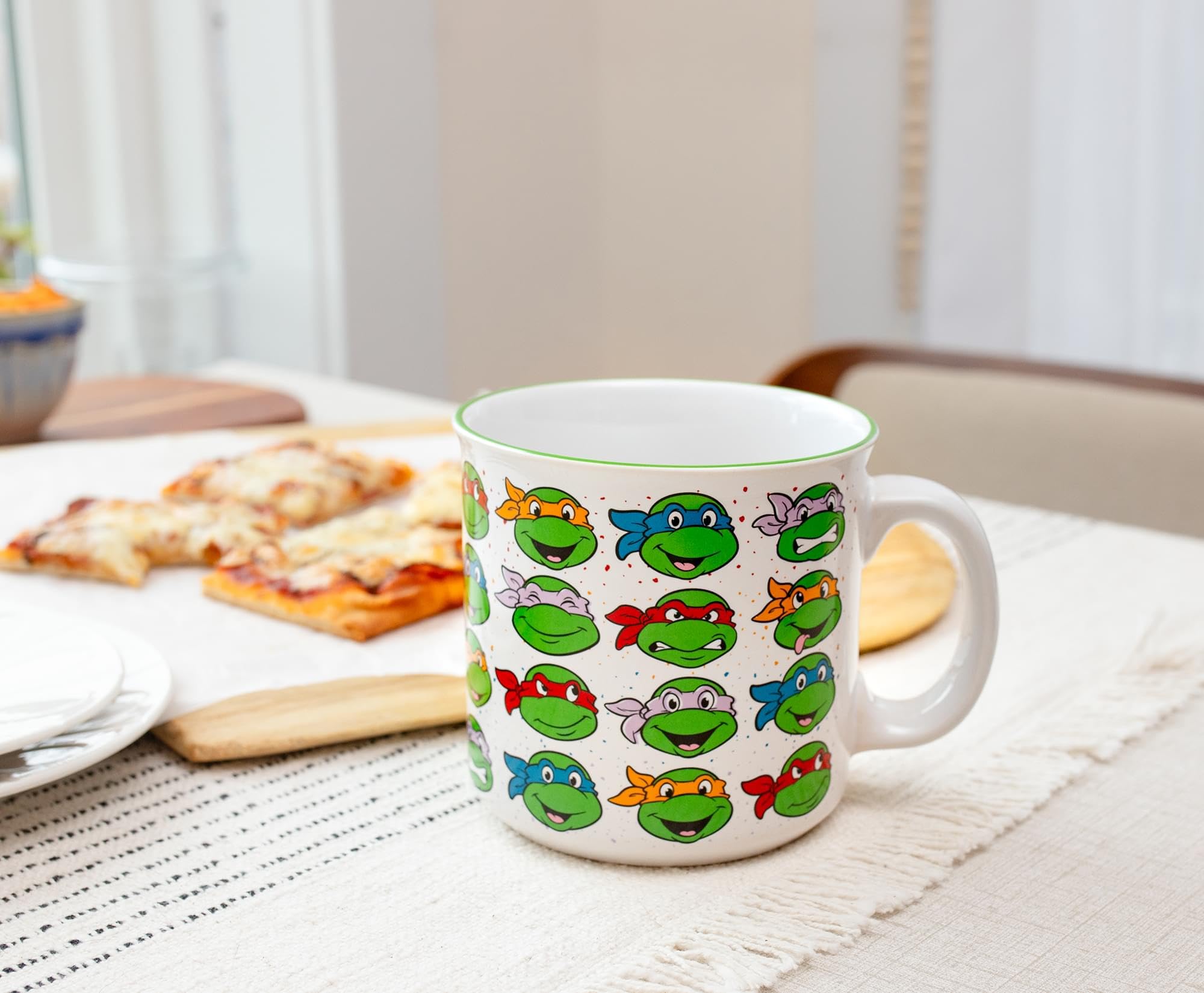 Foto 5 pulgar | Taza Camper De Cerámica Silver Buffalo Teenage Mutant Ninja Turtles - Venta Internacional.
