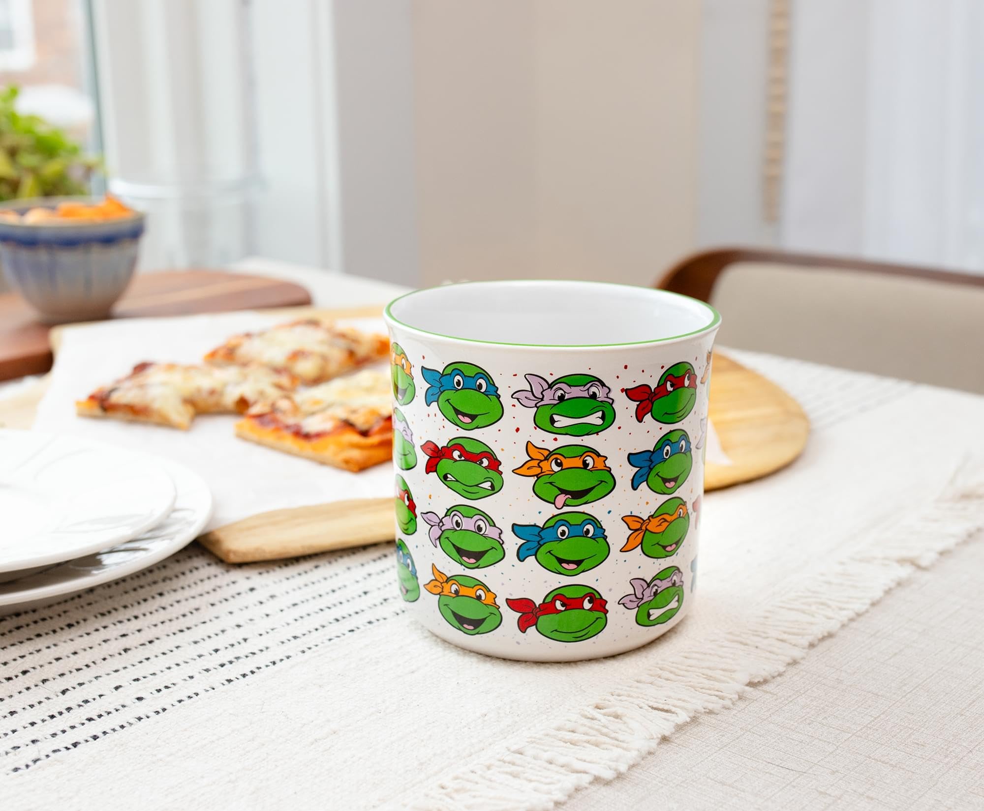 Foto 6 pulgar | Taza Camper De Cerámica Silver Buffalo Teenage Mutant Ninja Turtles - Venta Internacional.