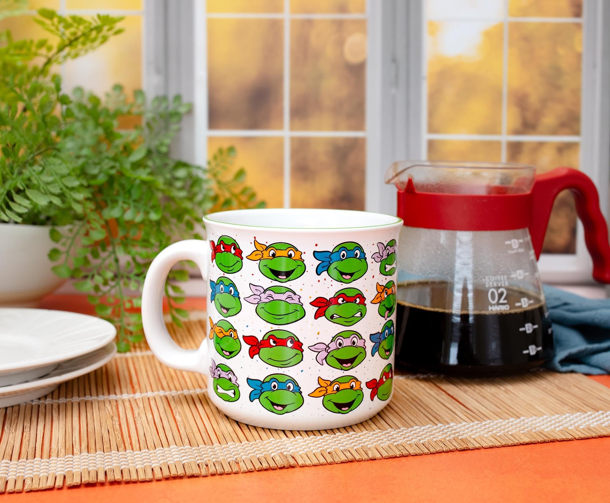 Foto 8 pulgar | Taza Camper De Cerámica Silver Buffalo Teenage Mutant Ninja Turtles - Venta Internacional.