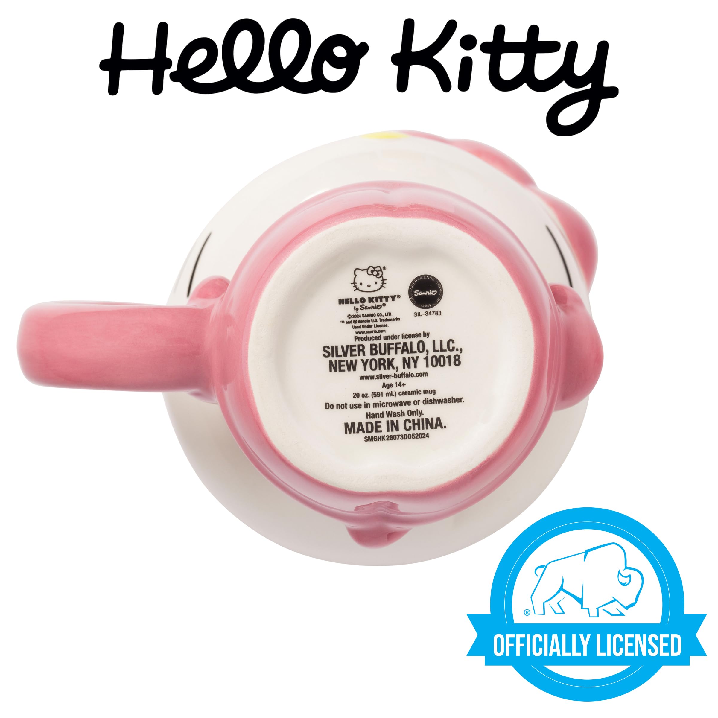 Foto 3 pulgar | Taza Silver Buffalo Sanrio Hello Kitty Halloween 600 Ml - Venta Internacional.