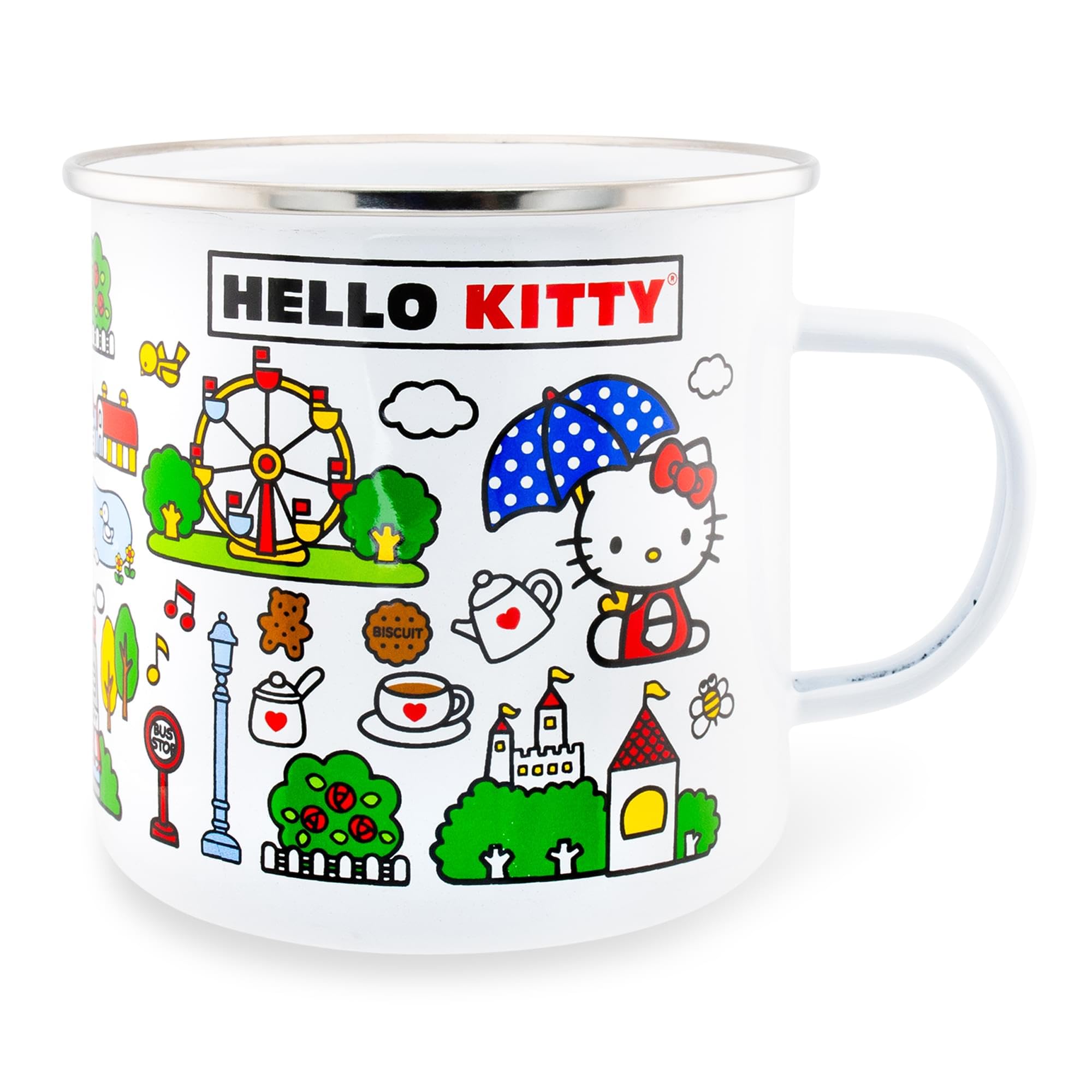 Foto 2 pulgar | Taza Plateada Buffalo Sanrio Hello Kitty Destination Town  620 Ml - Venta Internacional.