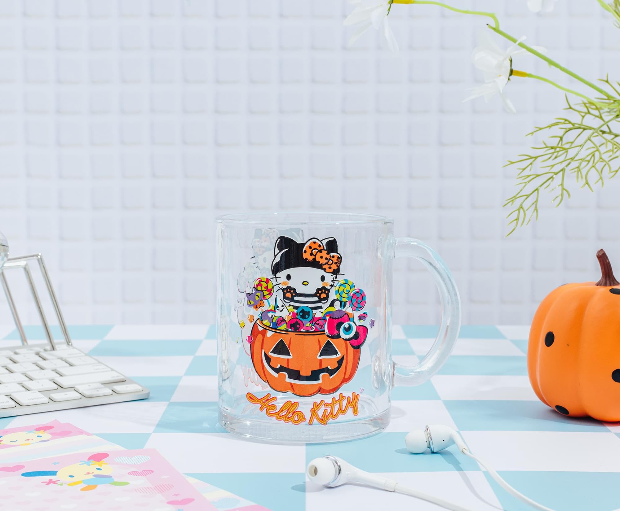 Foto 4 | Taza De Cristal Silver Buffalo Sanrio Hello Kitty Halloween 530 Ml - Venta Internacional.
