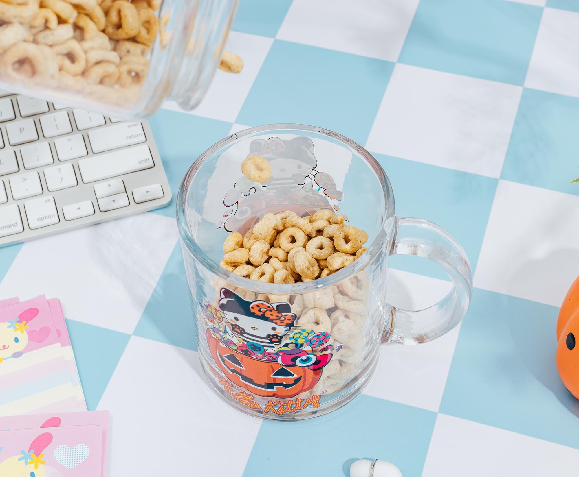 Foto 6 | Taza De Cristal Silver Buffalo Sanrio Hello Kitty Halloween 530 Ml - Venta Internacional.