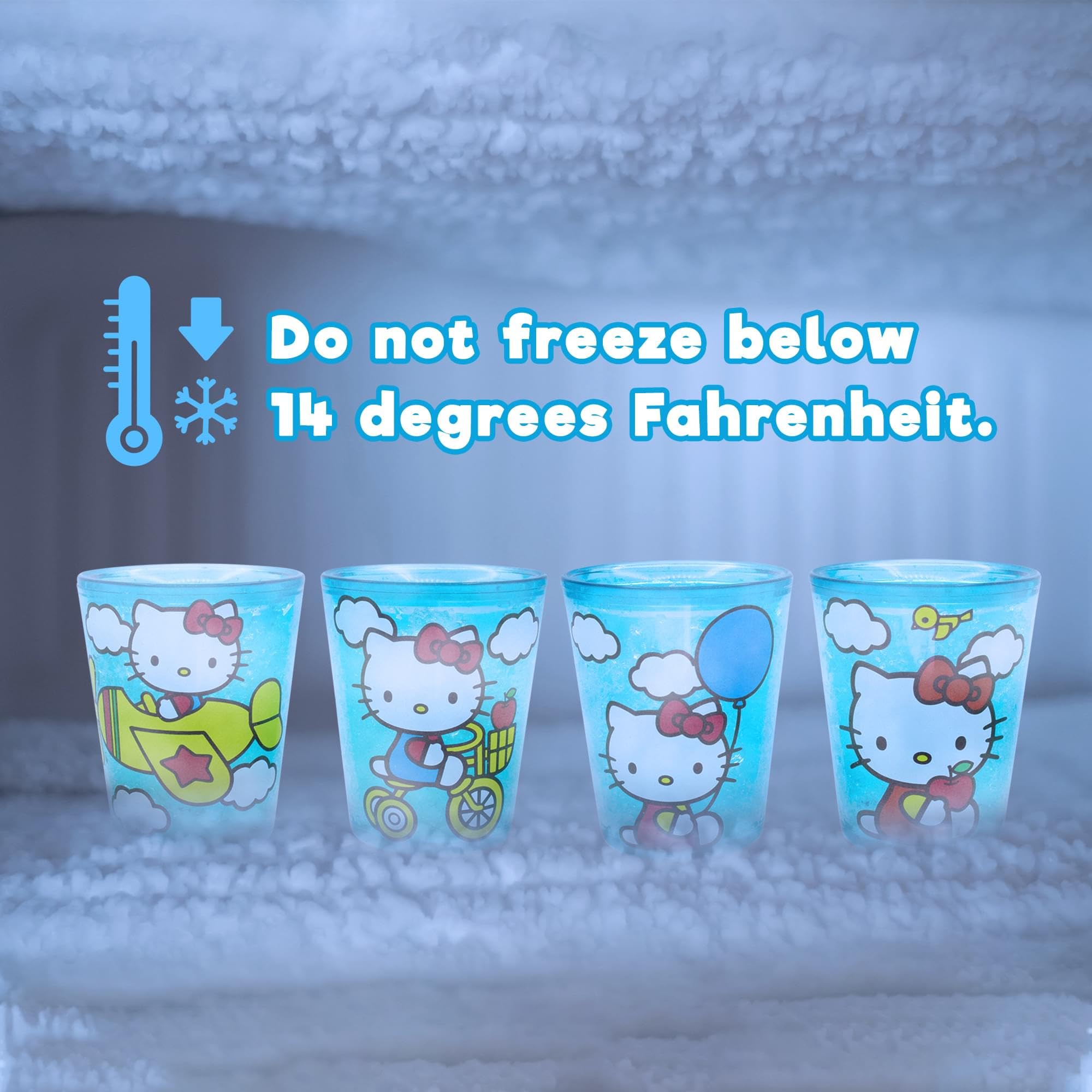 Foto 7 | Minitazas Silver Buffalo Sanrio Hello Kitty De 60 Ml  Juego De 4 - Venta Internacional.