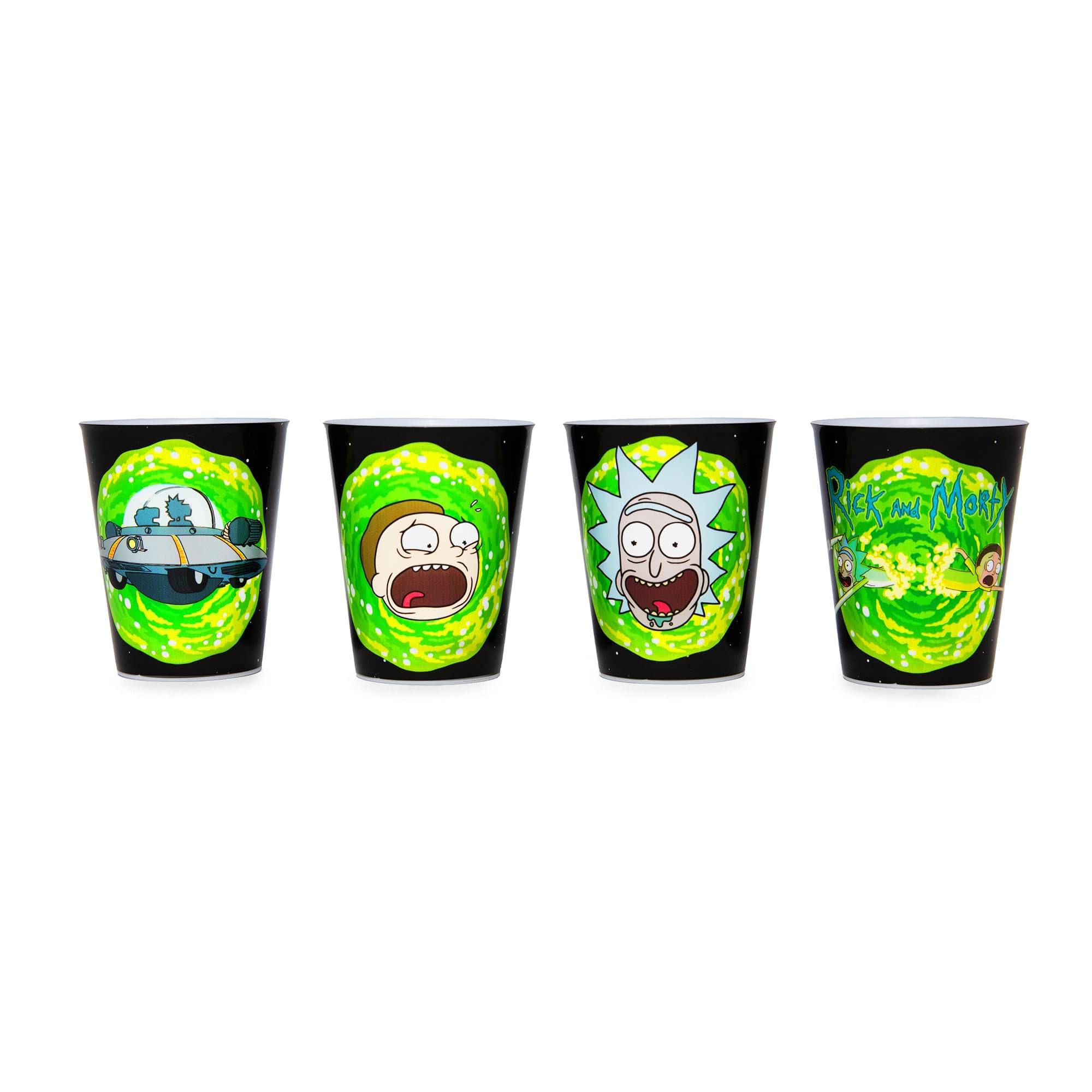 Foto 1 | Vasos De Whisky Silver Buffalo Rick And Morty 45 Ml X4 - Venta Internacional.