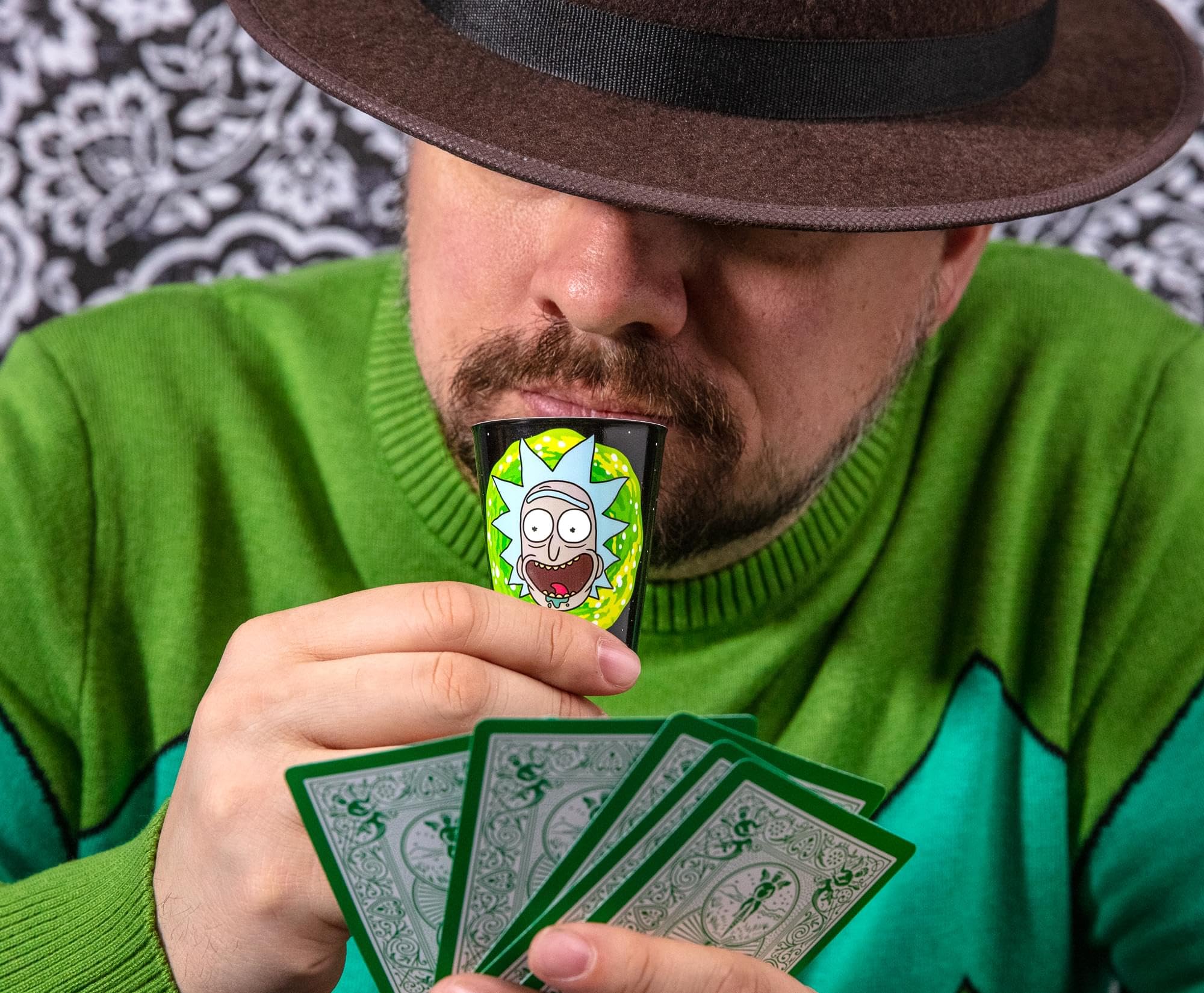 Foto 6 pulgar | Vasos De Whisky Silver Buffalo Rick And Morty 45 Ml X4 - Venta Internacional.